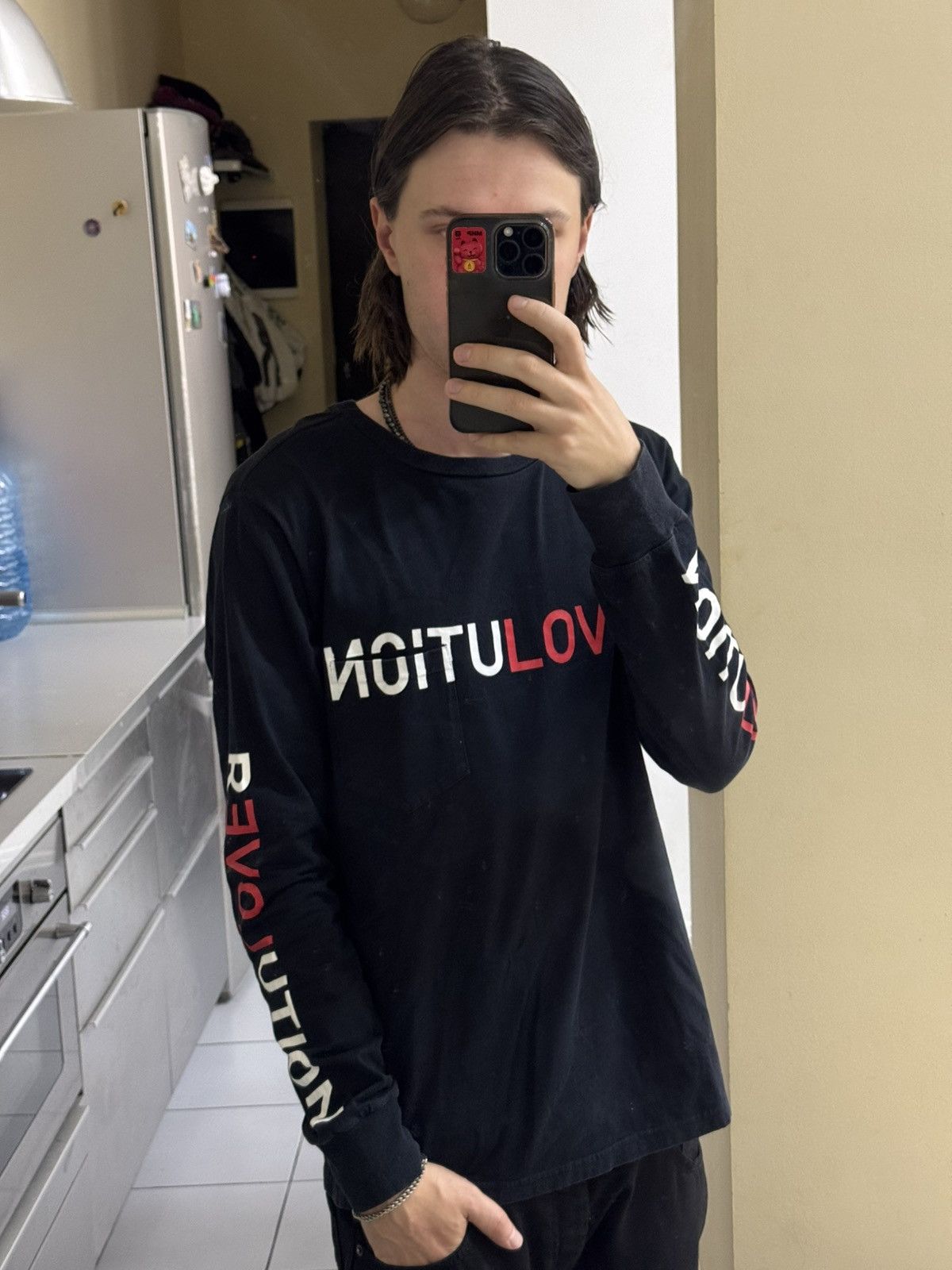 Takahiromiyashita The Soloist. Aw17 The Soloist Revolution L/S Tee(Black/L) Size US L / EU 52-54 / 3 - 3 Thumbnail