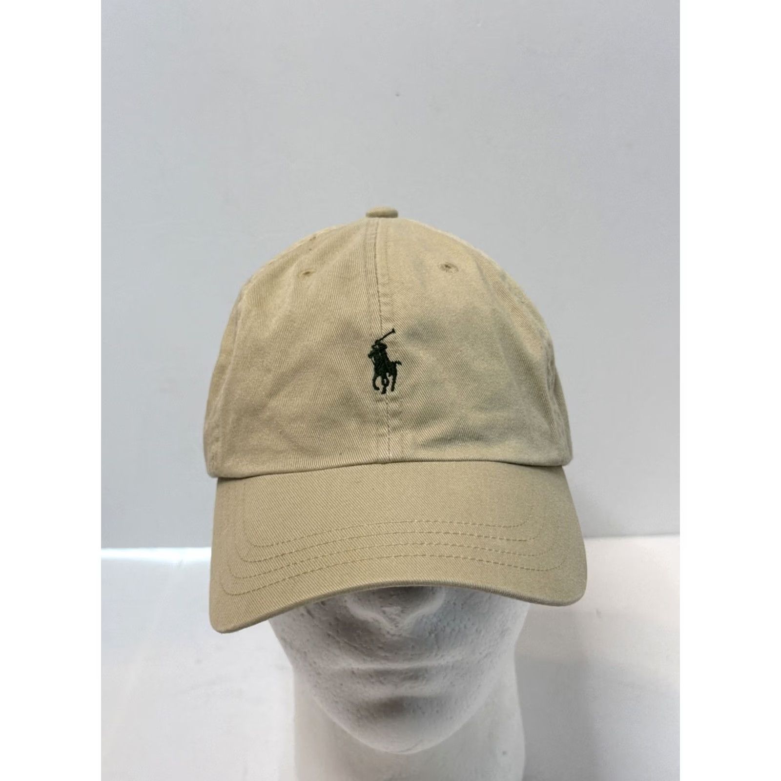 Polo Ralph Lauren VINTAGE Polo Ralph Lauren Hat Mens Beige Cotton Baseball Cap Adjustable 90s Classic Preppy Outdoor Size US L / EU 52-54 / 3 - 3 Thumbnail
