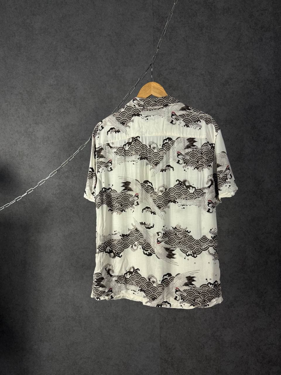 Allsaints Allsaints art crazy designer hawaiian shirt Size US M / EU 48-50 / 2 - 6 Thumbnail