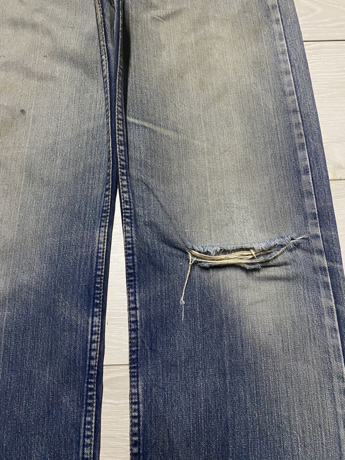 Levi's Vintage Levis 512 Faded Wash Distressed Baggy Jeans Size US 31 - 8 Thumbnail