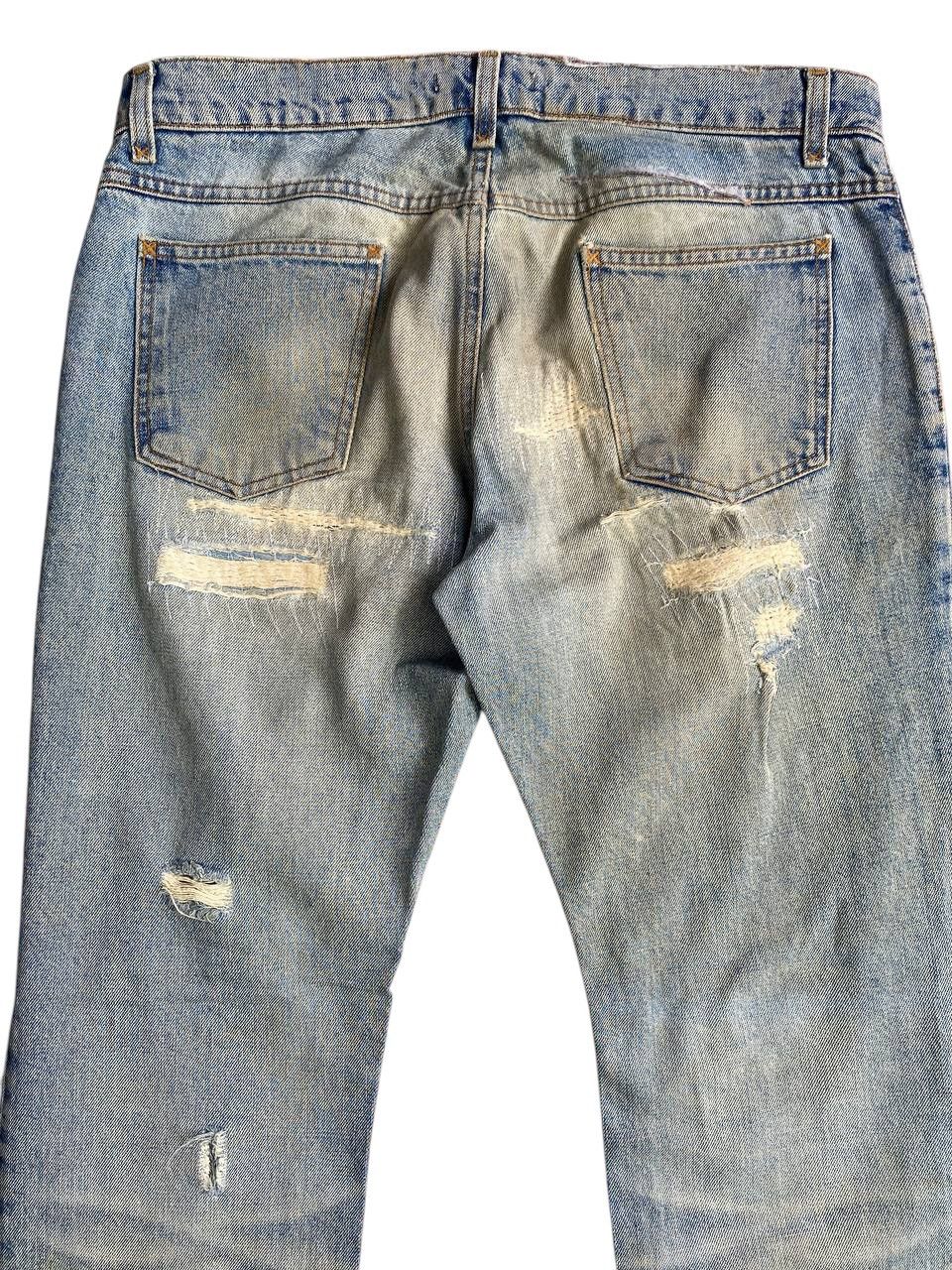 Dolce & Gabbana 2000’s Dolce Gabbana Thrashed Slim Fit Denim Size US 34 / EU 50 - 12 Thumbnail