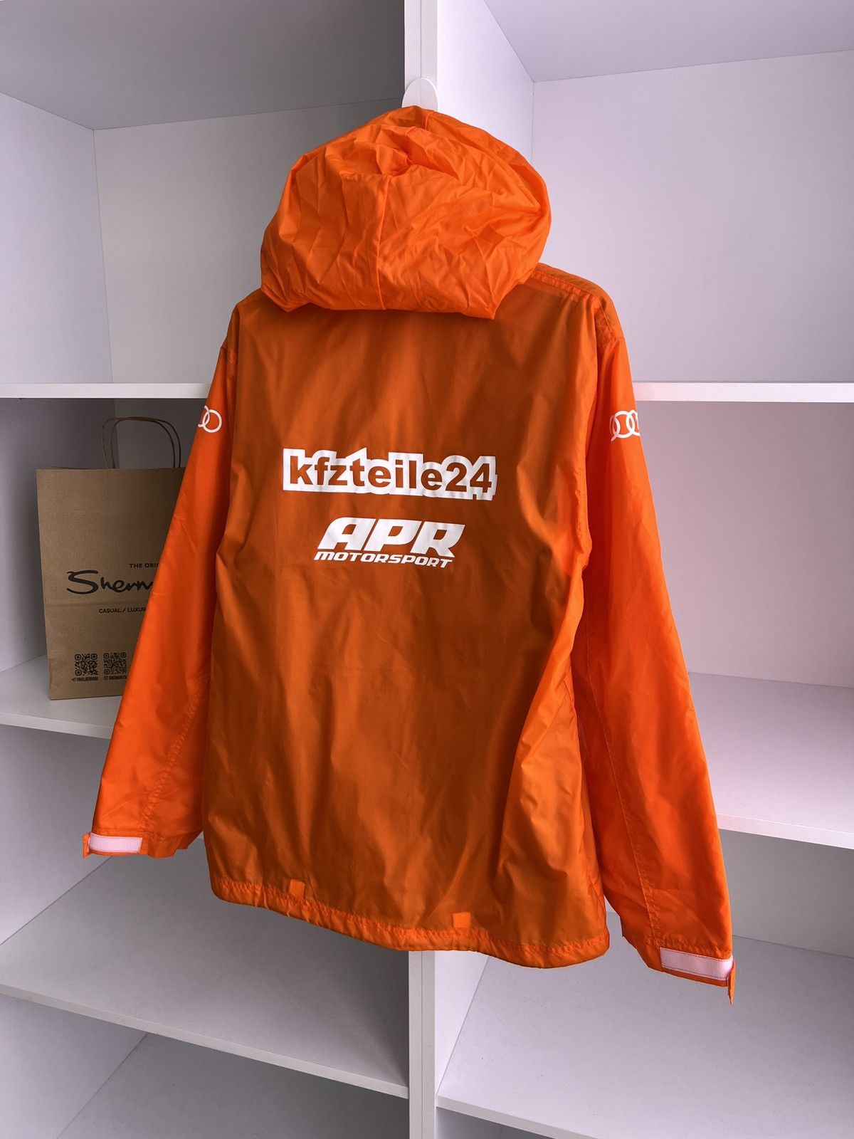 Audi × Vintage Vintage Audi Sport Light Orange Racing Jacket Size US L / EU 52-54 / 3 - 11 Thumbnail
