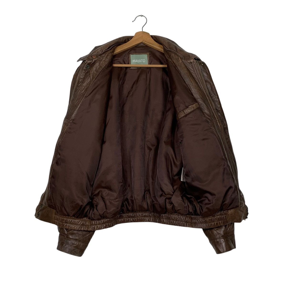 Japanese Brand Japanese Brand Hayato Flight Leather Jacket Size US M / EU 48-50 / 2 - 11 Thumbnail