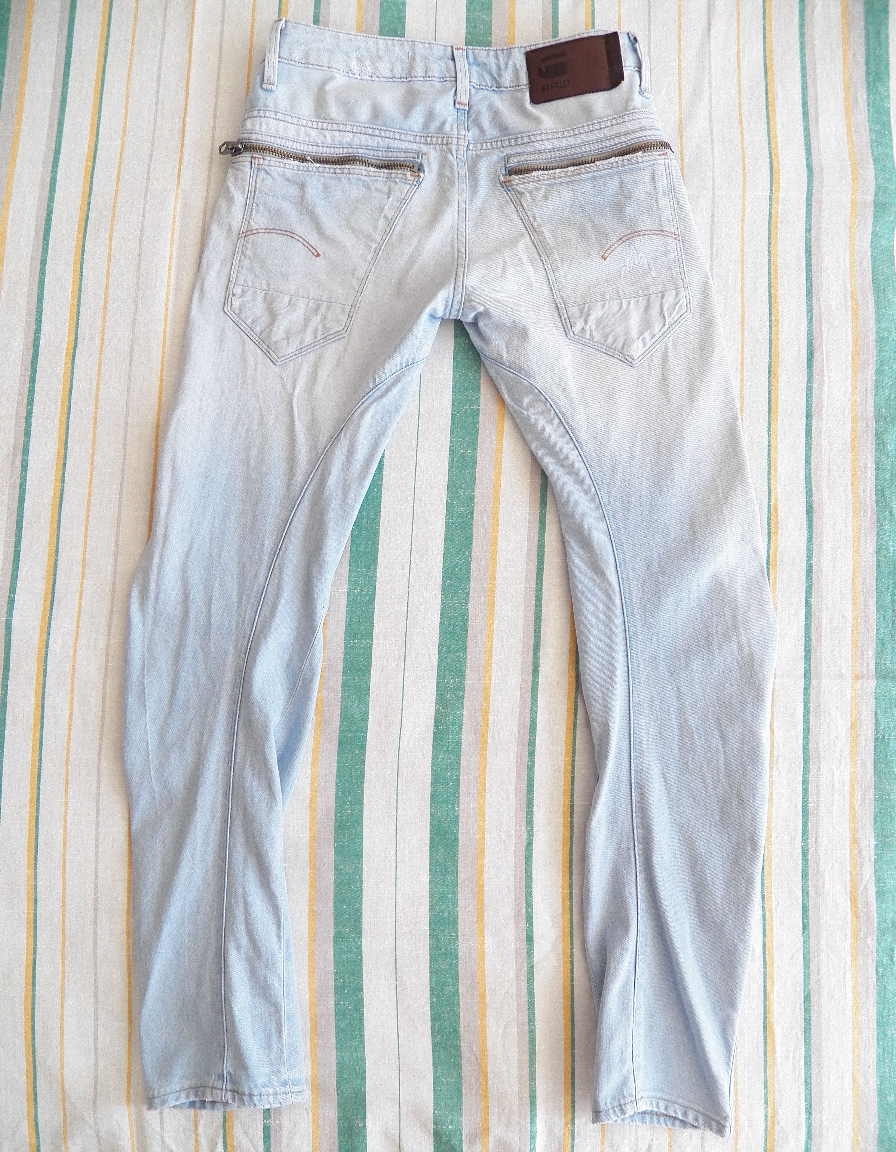 G-Star G-Star RAW Arc Zip 3D Slim Jeans W28 L30 Lt Aged Restore Size US 28 / EU 44 - 7 Thumbnail
