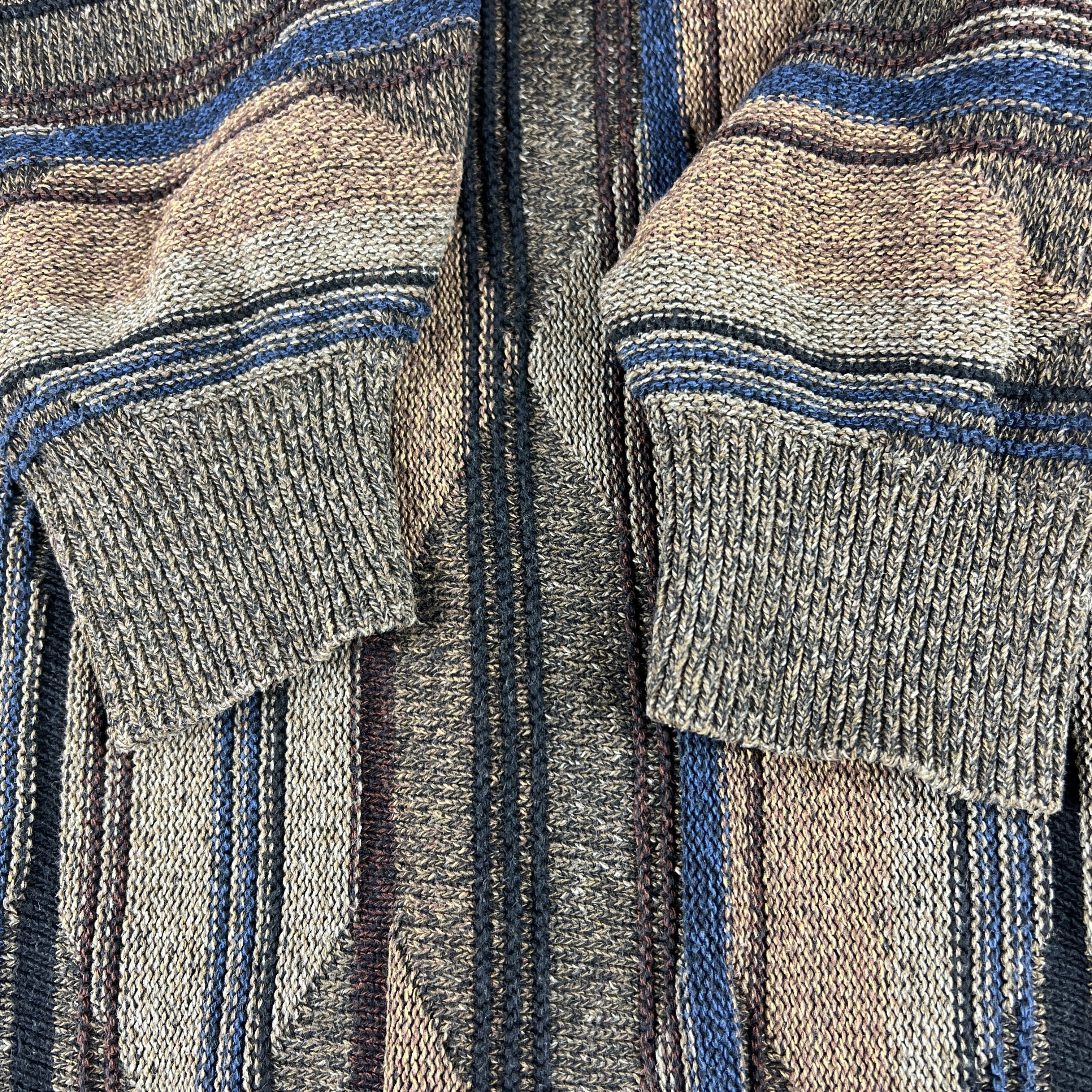 Oscar De La Renta VTG Oscar De La Renta Knit Sweater Brown Grandpa Crewneck Size US L / EU 52-54 / 3 - 3 Thumbnail