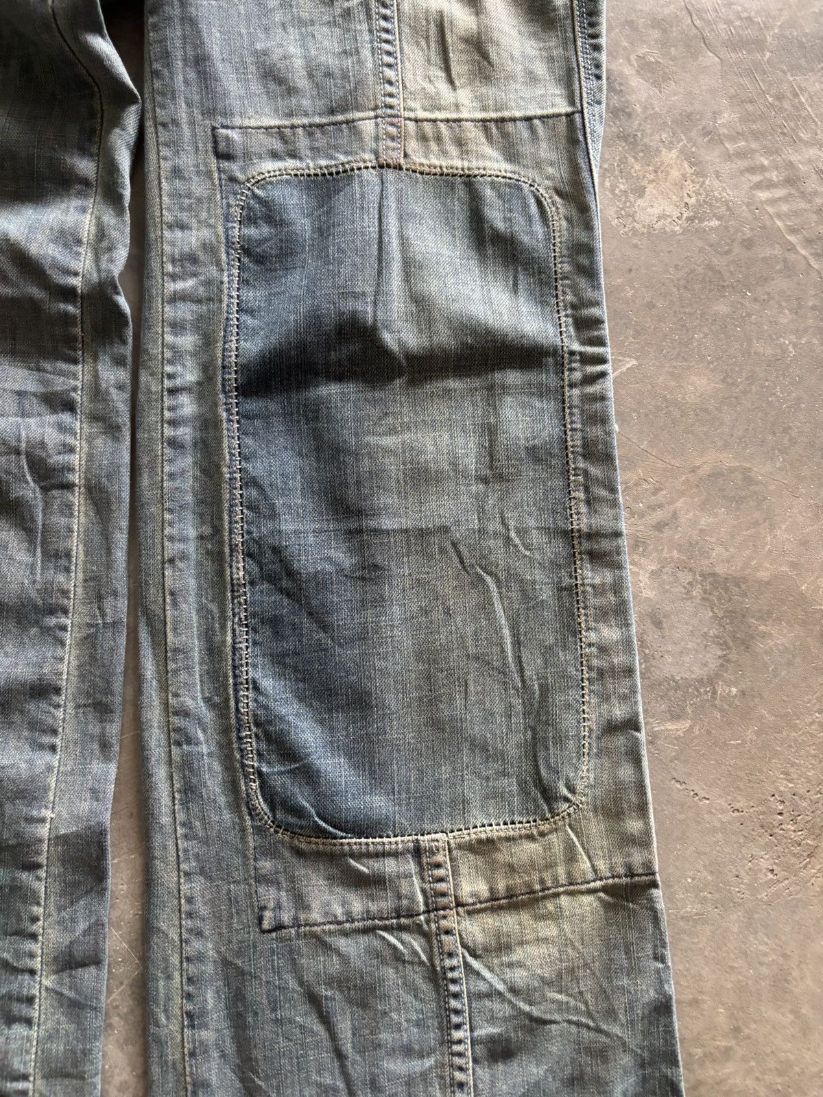 Diesel RARE flared diesel rusty patchwork art panelled distressed Size 27" / US 4 / IT 40 - 15 Thumbnail