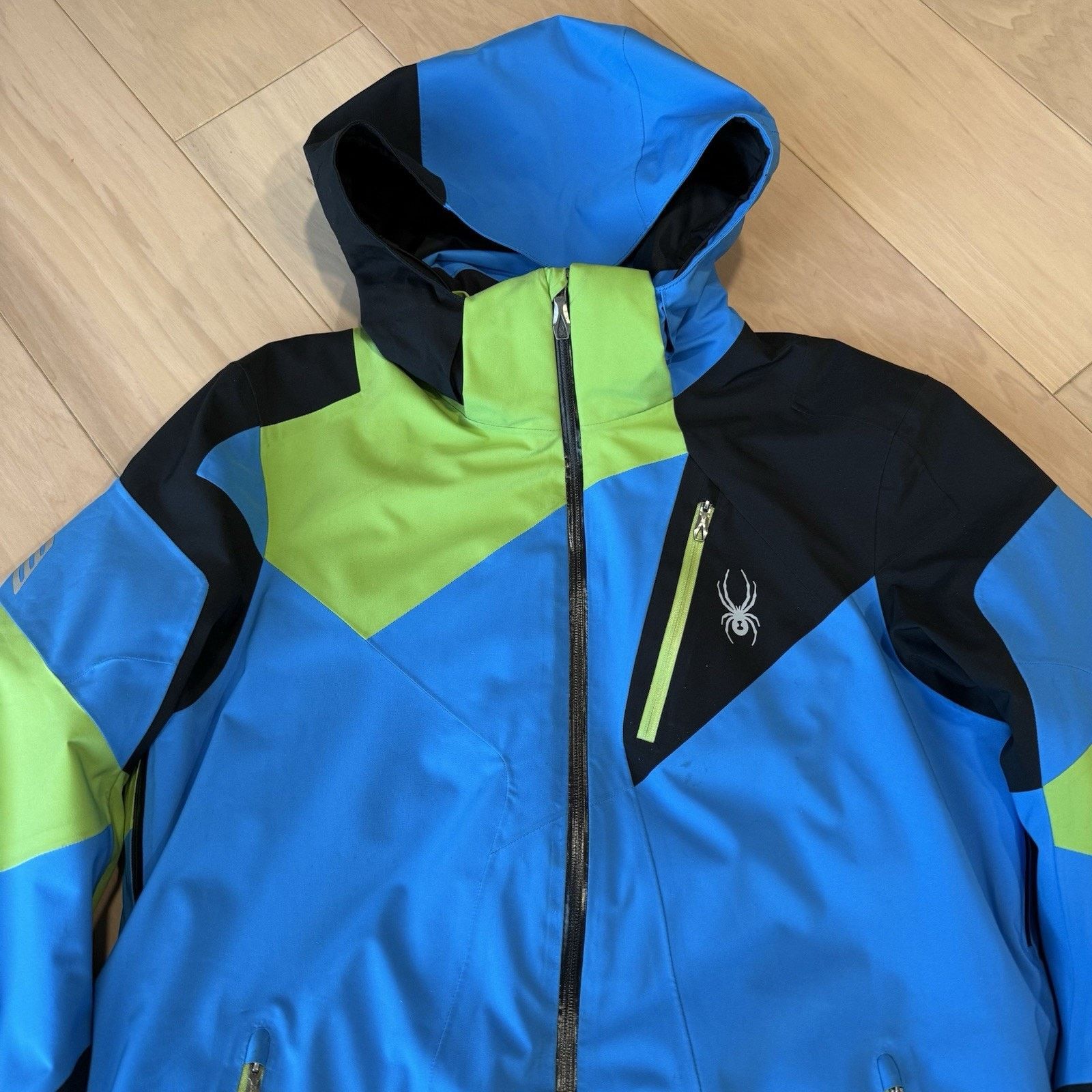 Spyder Spyder Leader Ski Jacket M Multicolor Snowboard Hooded Parka Size US M / EU 48-50 / 2 - 4 Thumbnail