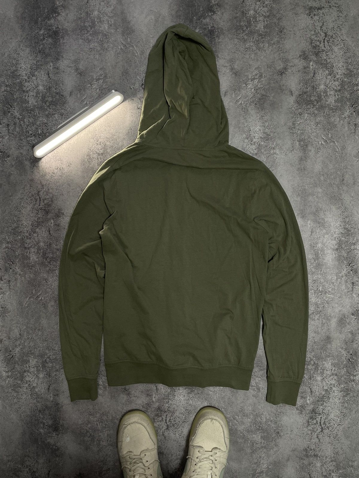 Allsaints ALLSAINTS Light Zip Hoody Rick Owens Style Avantgarde Grunge Size US M / EU 48-50 / 2 - 10 Thumbnail