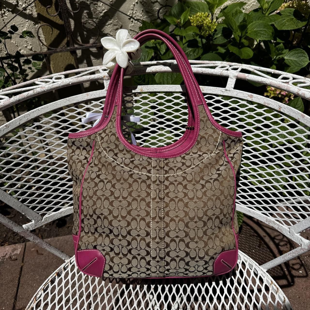 Coach Y2K Coach Monogramed Ergo with Pink Leather Size ONE SIZE - 2 Thumbnail
