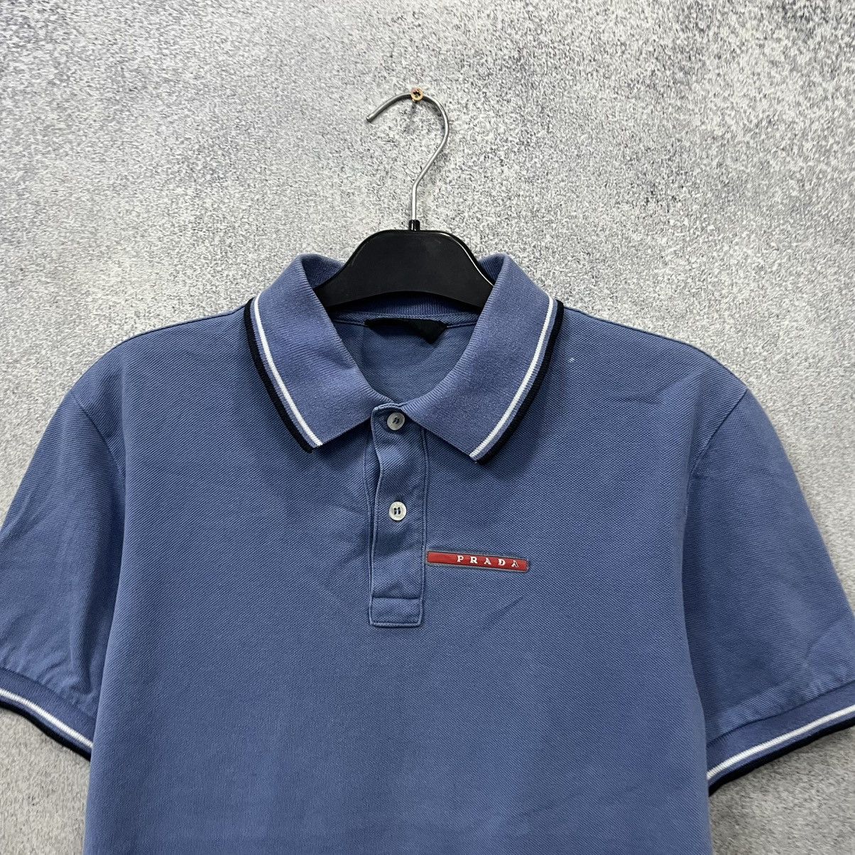 Prada Vintage Prada Polo T-Shirt Red Tab Luxury Size US S / EU 44-46 / 1 - 4 Thumbnail