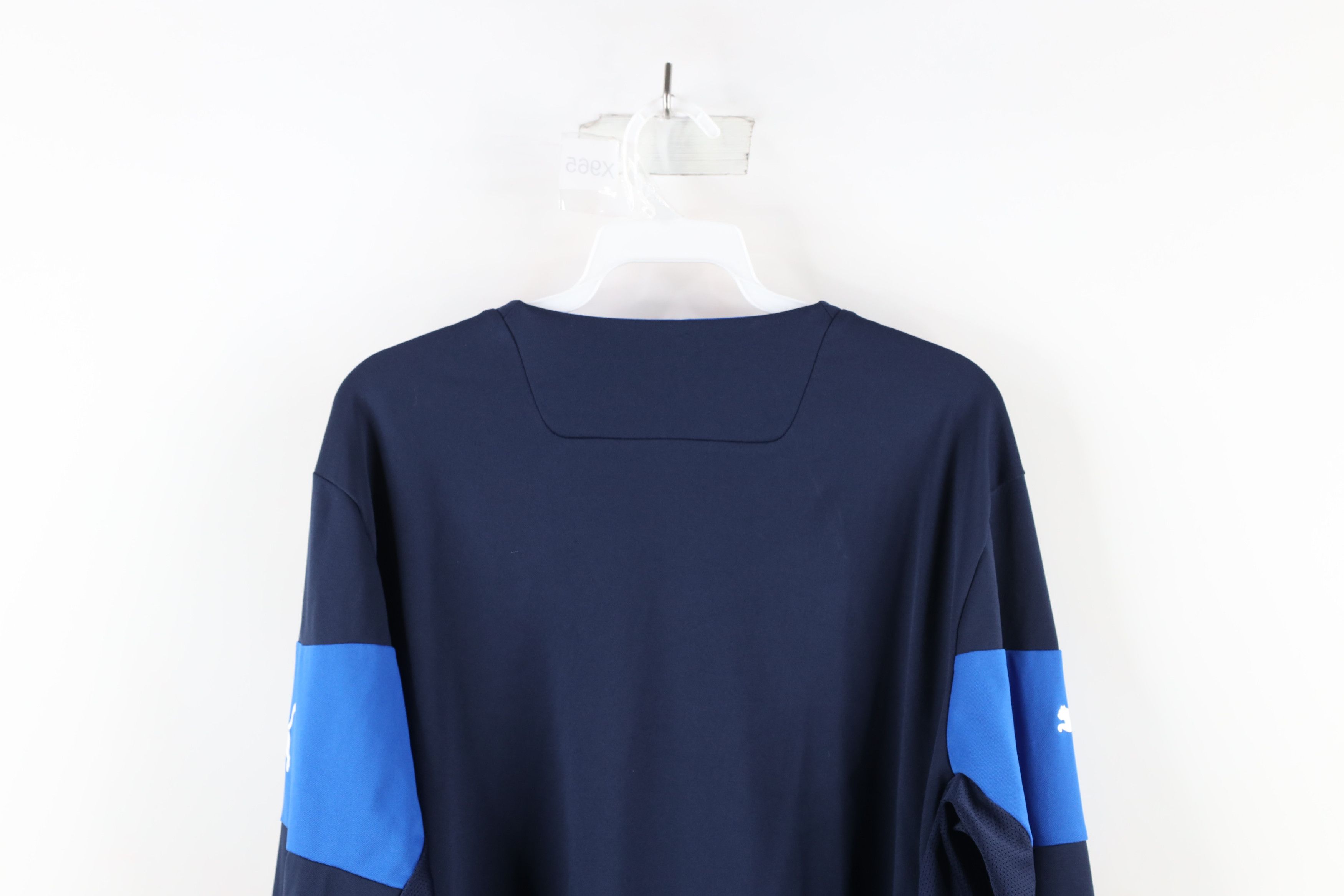 Puma × Vintage Puma Long Sleeve FIGC Italia Italy Soccer Jersey Shirt Blue Size US L / EU 52-54 / 3 - 12 Thumbnail