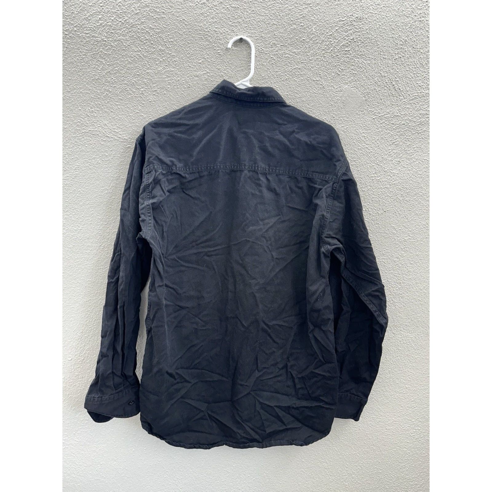 Harley Davidson VINTAGE Harley-Davidson Mens Button-Up Shirt Medium Black Long Sleeve VTG Heavy Cotton Shirt Men Black Long Sleeve Button-Up Size US M / EU 48-50 / 2 - 7 Thumbnail