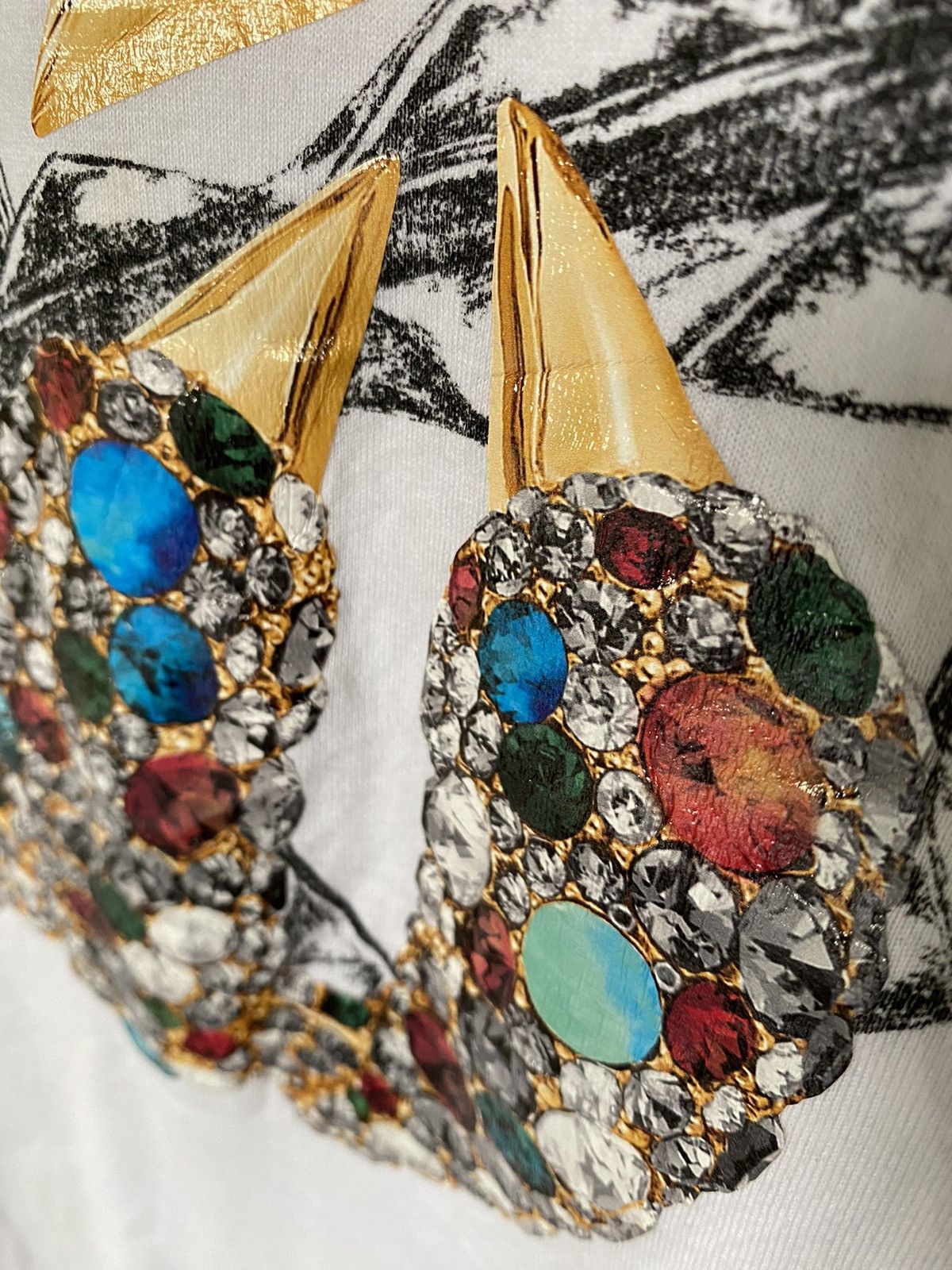 Vivienne Westwood Iconic Orb logo Crystal and Jewelry tee Size US M / EU 48-50 / 2 - 6 Thumbnail
