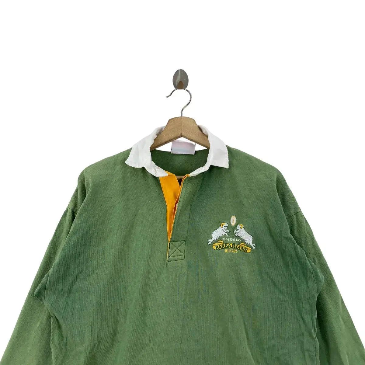 Vintage Vintage AUSTRALIAN BARBARIANS RUGBY Jersey Tee Shirt Polo Size US L / EU 52-54 / 3 - 2 Thumbnail