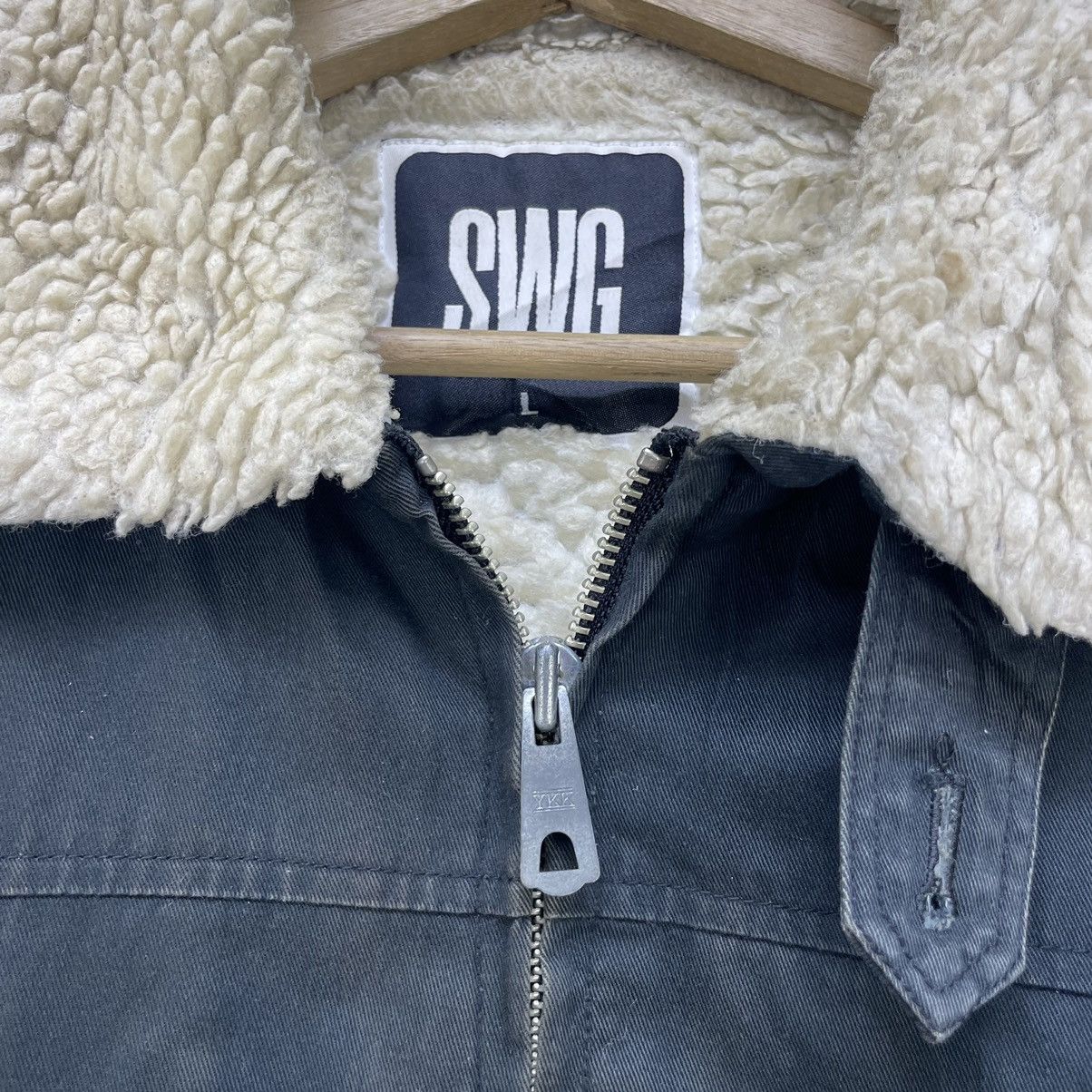 Buzz Rickson's × Swagger 💥Japanese Brand Vintage Distressed Swagger Shearling Jacket Size US M / EU 48-50 / 2 - 10 Thumbnail