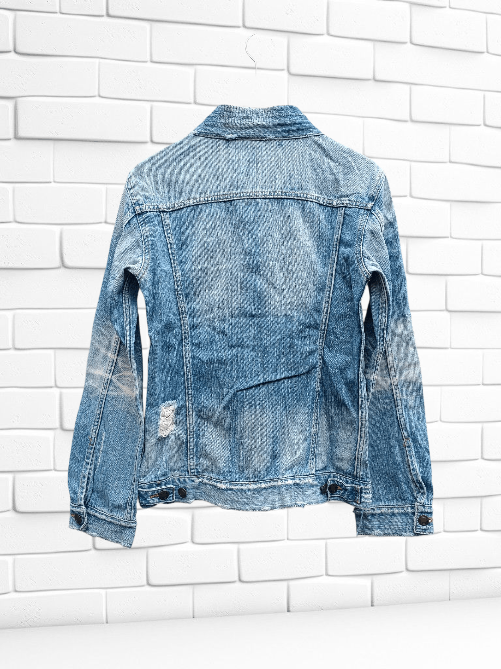 14th Addiction Japanese Ripped Denim Jacket Slim LGB ifsixwasnine Style Size US M / EU 48-50 / 2 - 4 Thumbnail