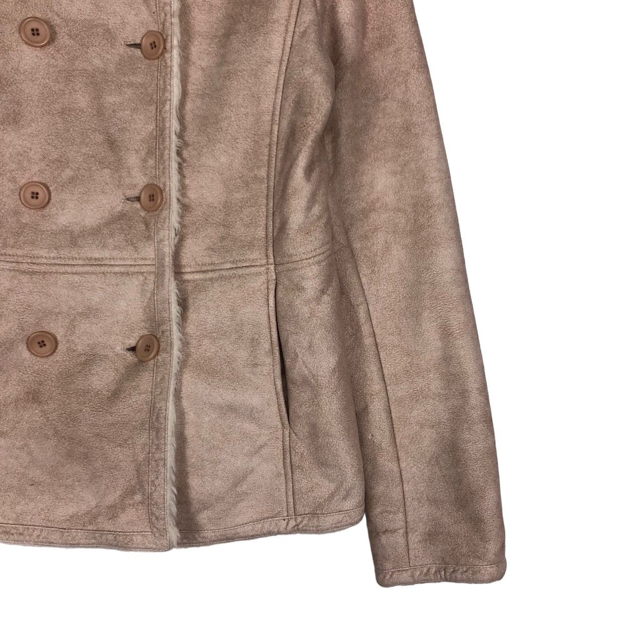 Calvin Klein 🔥Vintage Shearling Mink Fur Biker Jacket Calvin Klein Size US M / EU 48-50 / 2 - 5 Thumbnail