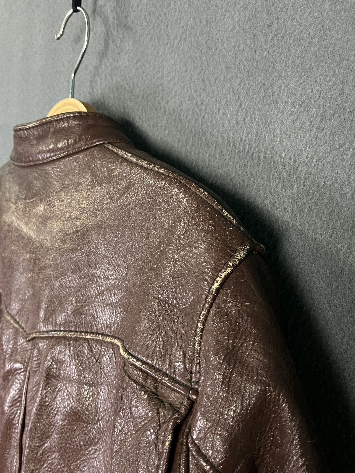 Bates Hats × Vintage Vintage 70s Bates USA Talon / SERVAL Zipper Biker Jacket Size US XS / EU 42 / 0 - 7 Thumbnail
