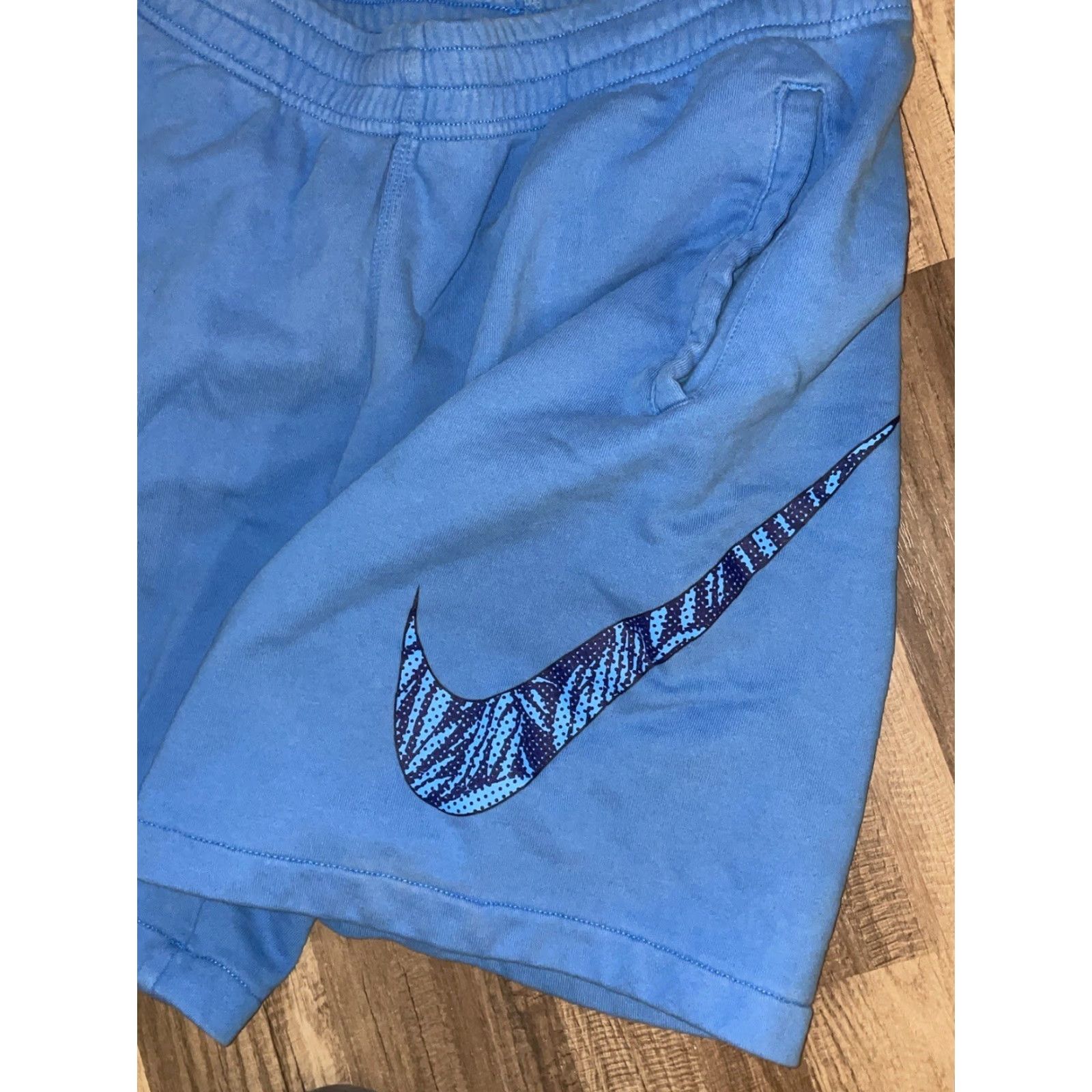 Nike Nike Sweat Shorts L Blue Regular Activewear Gym & Training Comfort Men Size US 33 - 2 Thumbnail
