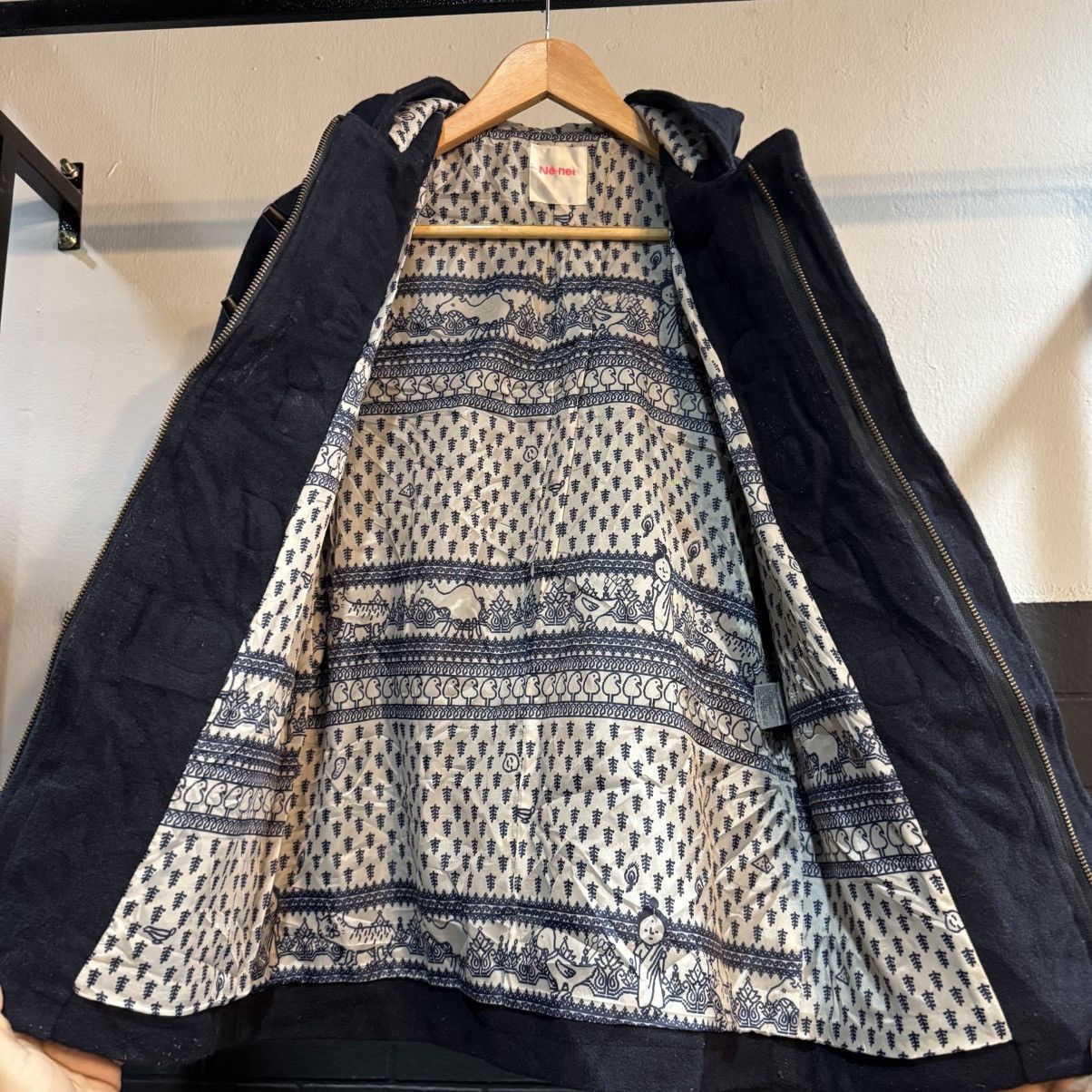 Issey Miyake × Ne-Net × Tsumori Chisato ISSEY MIYAKI NE-NET WOOL DUFFLE JACKET Size US M / EU 48-50 / 2 - 2 Thumbnail