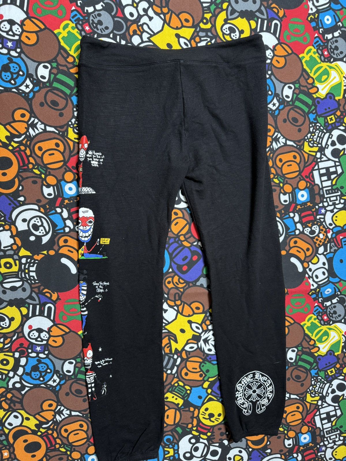 Chrome Hearts Chrome Hearts Kids Black Matty Boy Logo Sweatpants Size US 26 / EU 42 - 10 Thumbnail