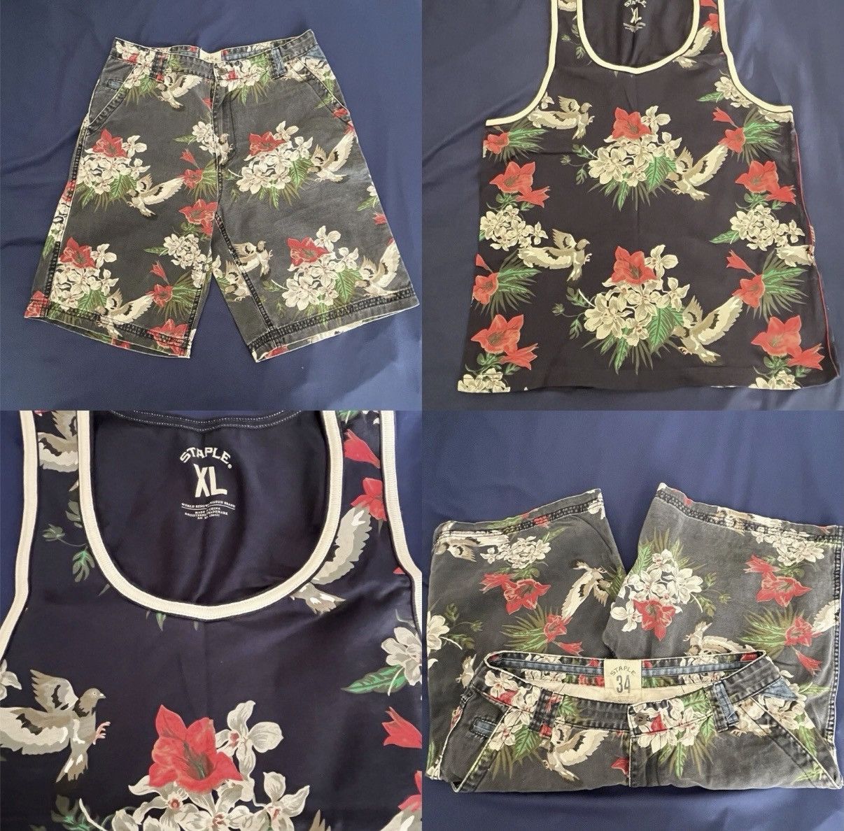 Staple Staple Tank XL / Shorts 34 Set Size US XL / EU 56 / 4 - 1 Thumbnail