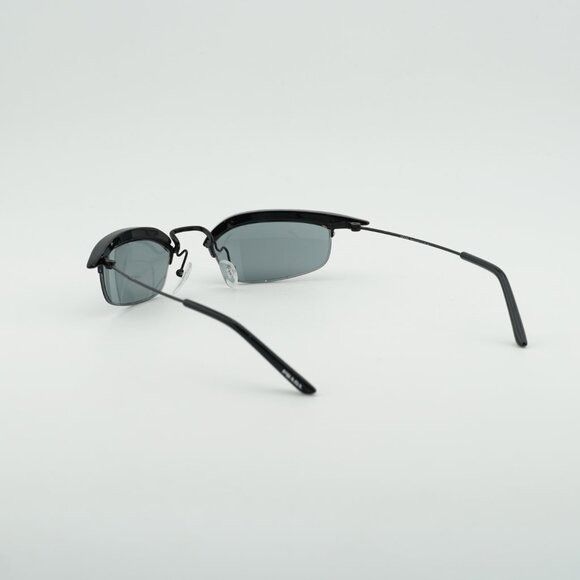 Prada Prada PRB50S 1AB3C2 Sunglasses Black Rectangle Frame Size ONE SIZE - 9 Thumbnail
