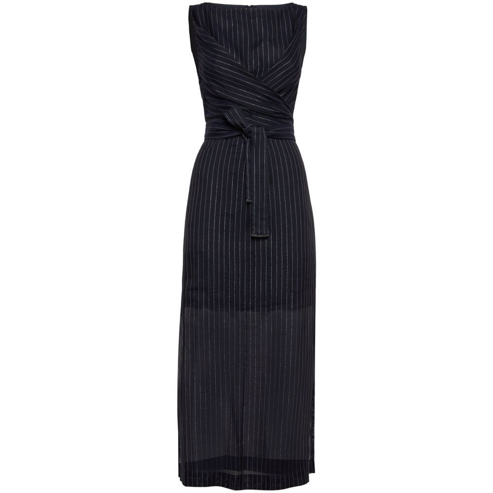 Brunello Cucinelli o1la1rc1a0425 Denim Dress in Navy Blue Size S / US 4 / IT 40 - 1 Thumbnail