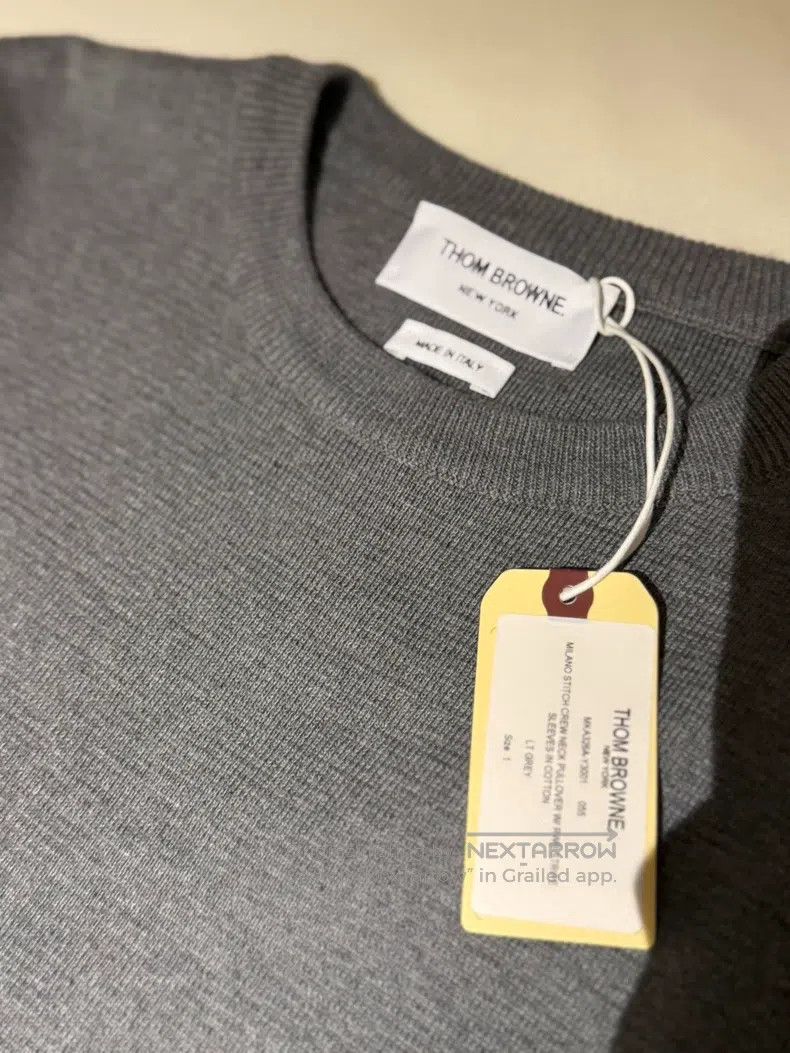 Thom Browne Thom Browne Round neck knit cardigan Size US S / EU 44-46 / 1 - 2 Thumbnail