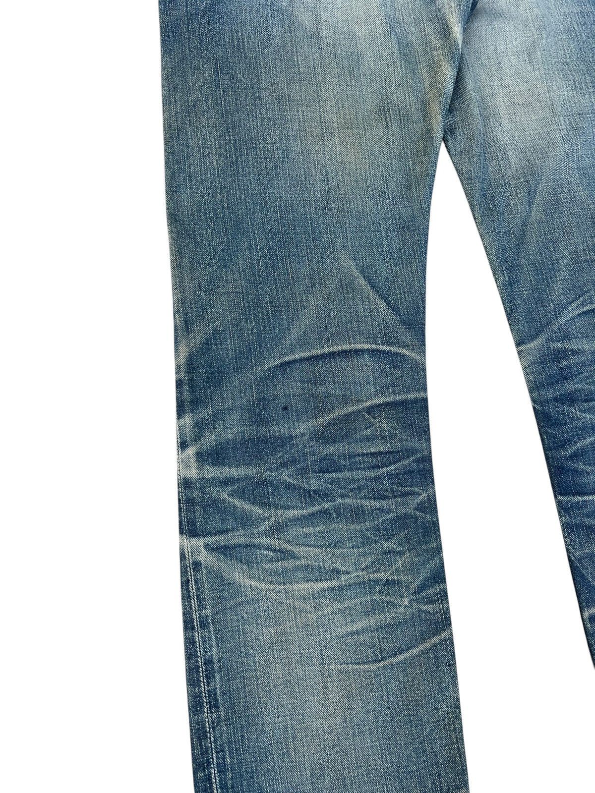 Lee Vintage Lee Sanforized Distressed Mud Denim Selvedge Jeans Size US 30 / EU 46 - 18 Thumbnail