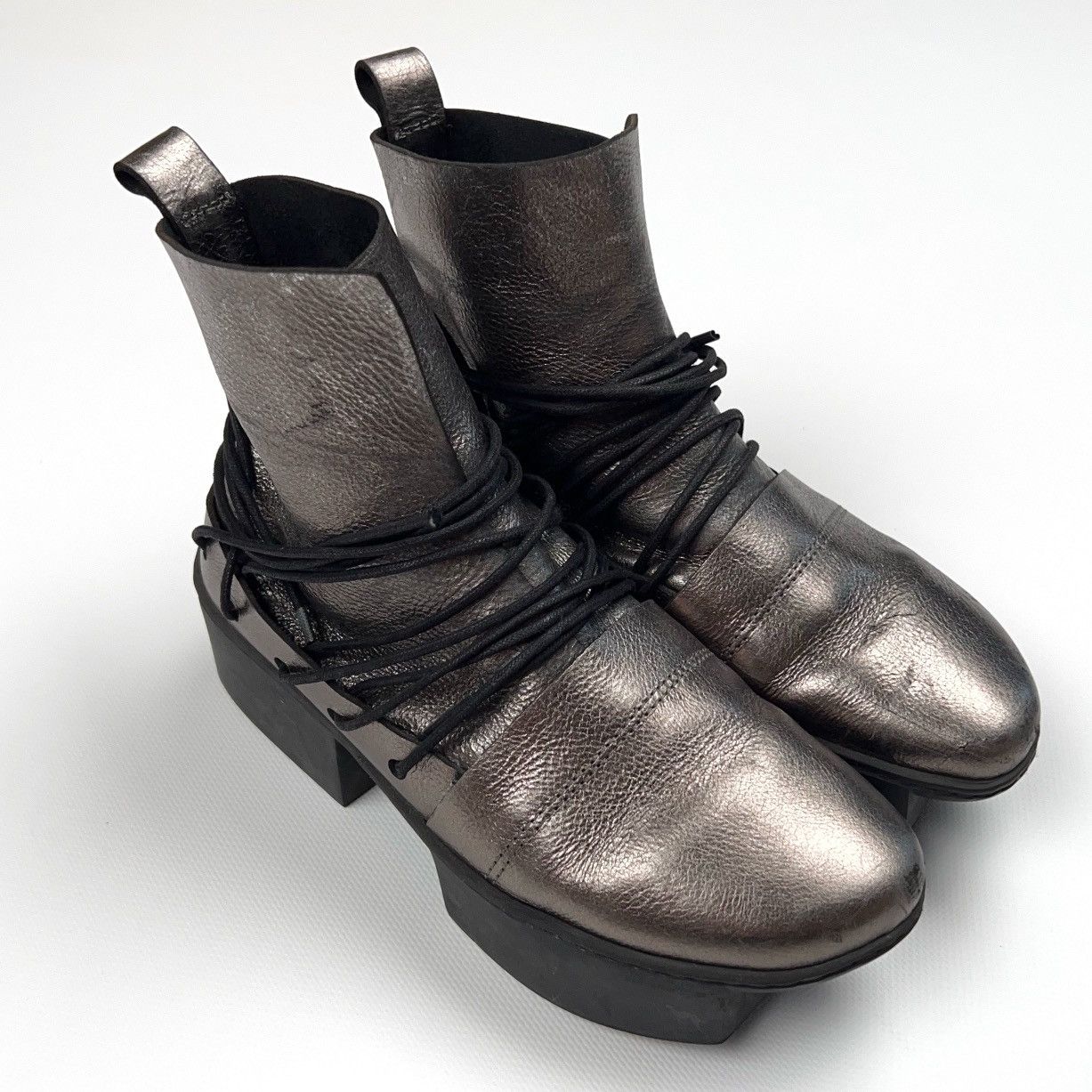 Trippen Trippen Platform Leather Shoes Geisha Happy Dream Avantgarde Size US 5 / IT 35 - 5 Thumbnail