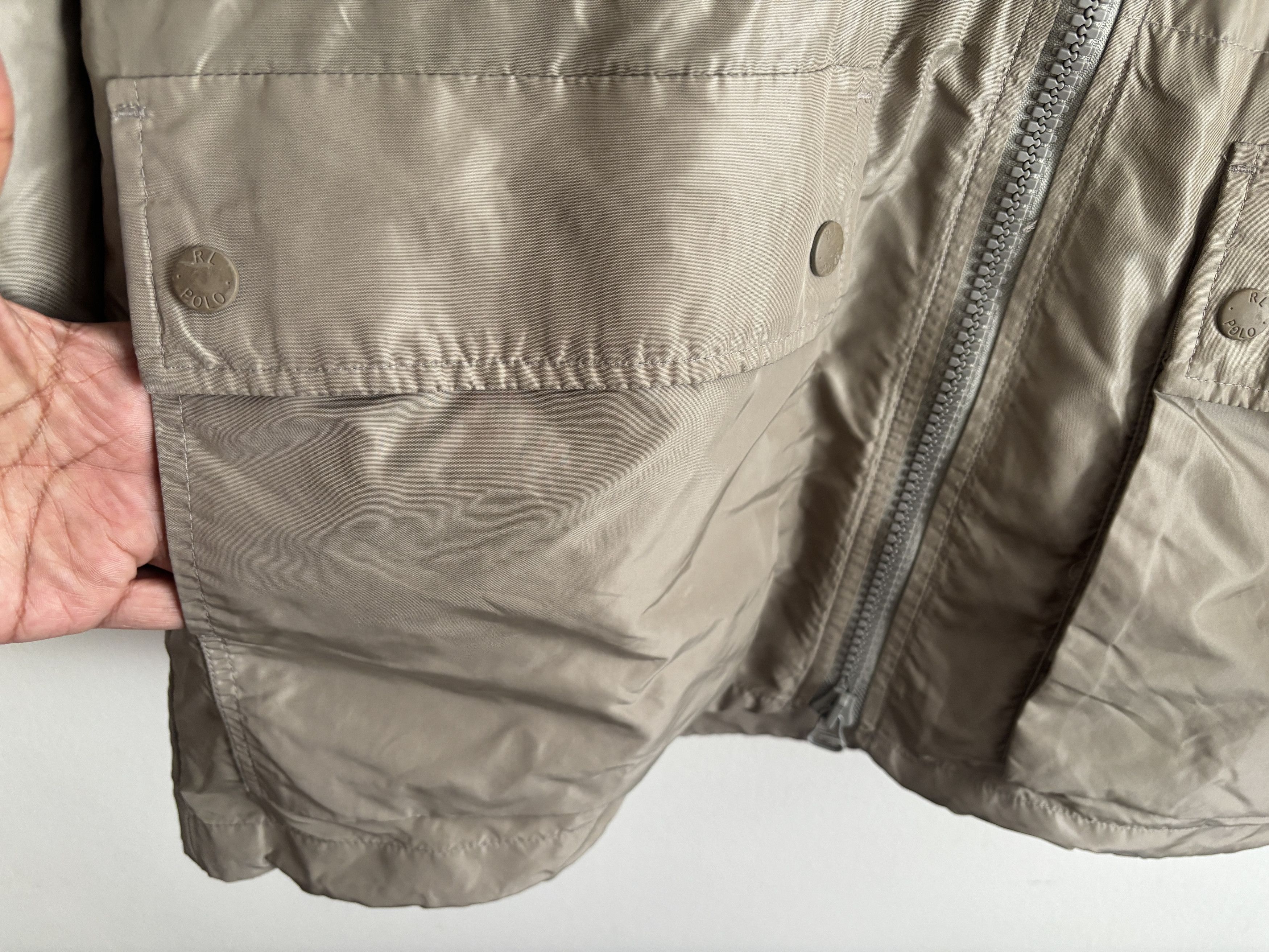 Polo Ralph Lauren VTG Nylon Zip-Up Tan Windbreaker/ Rain Jacket M - Large Size US M / EU 48-50 / 2 - 8 Thumbnail
