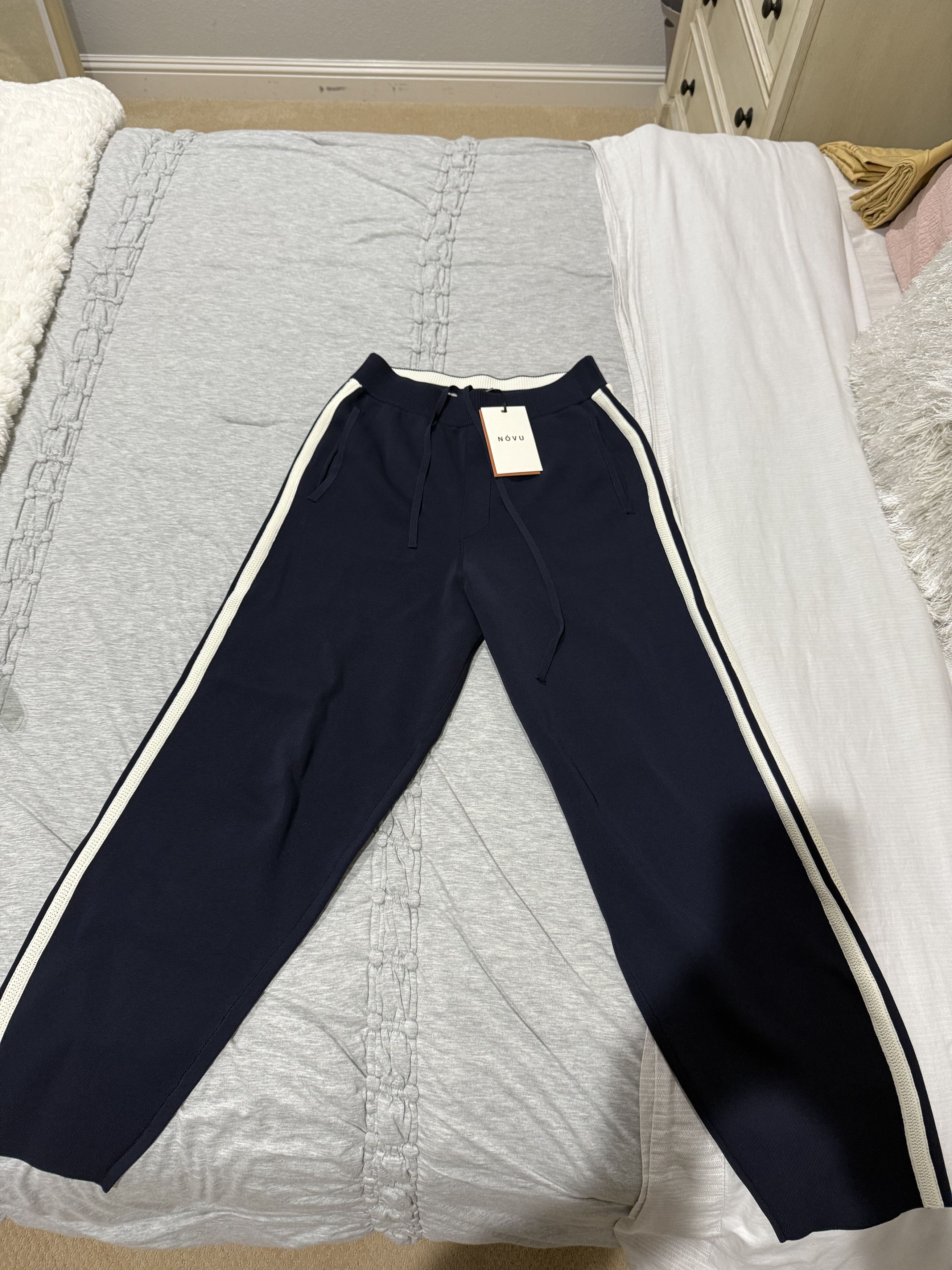 Other Novu Santos Knit Trouser Navy Size US 28 / EU 44 - 1 Thumbnail
