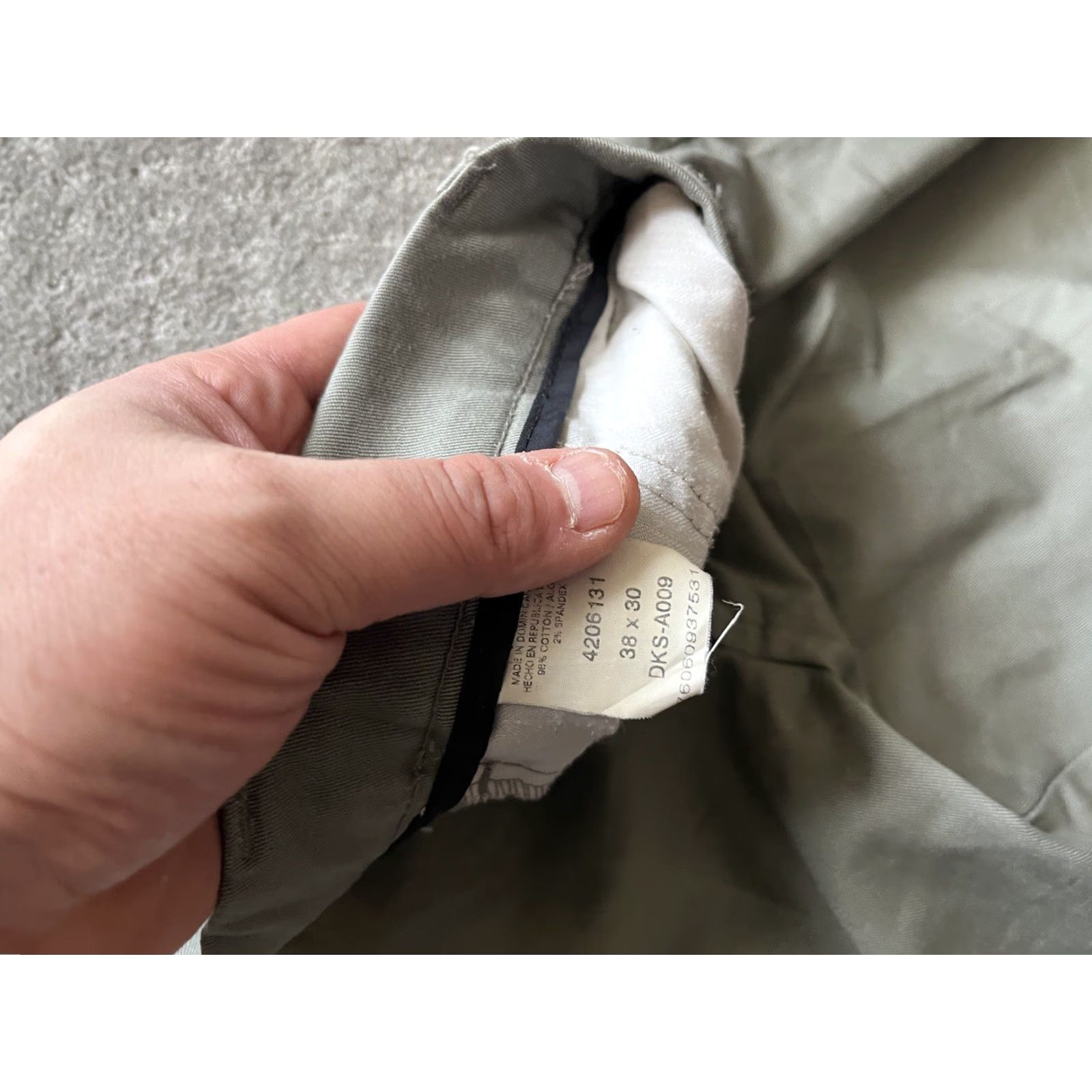 Lee VINTAGE Lee Platinum Label Mens Pants Straight Leg Charcoal Green 38x30 Jeans Regular 5-Pocket Mens Size US 38 / EU 54 - 6 Thumbnail