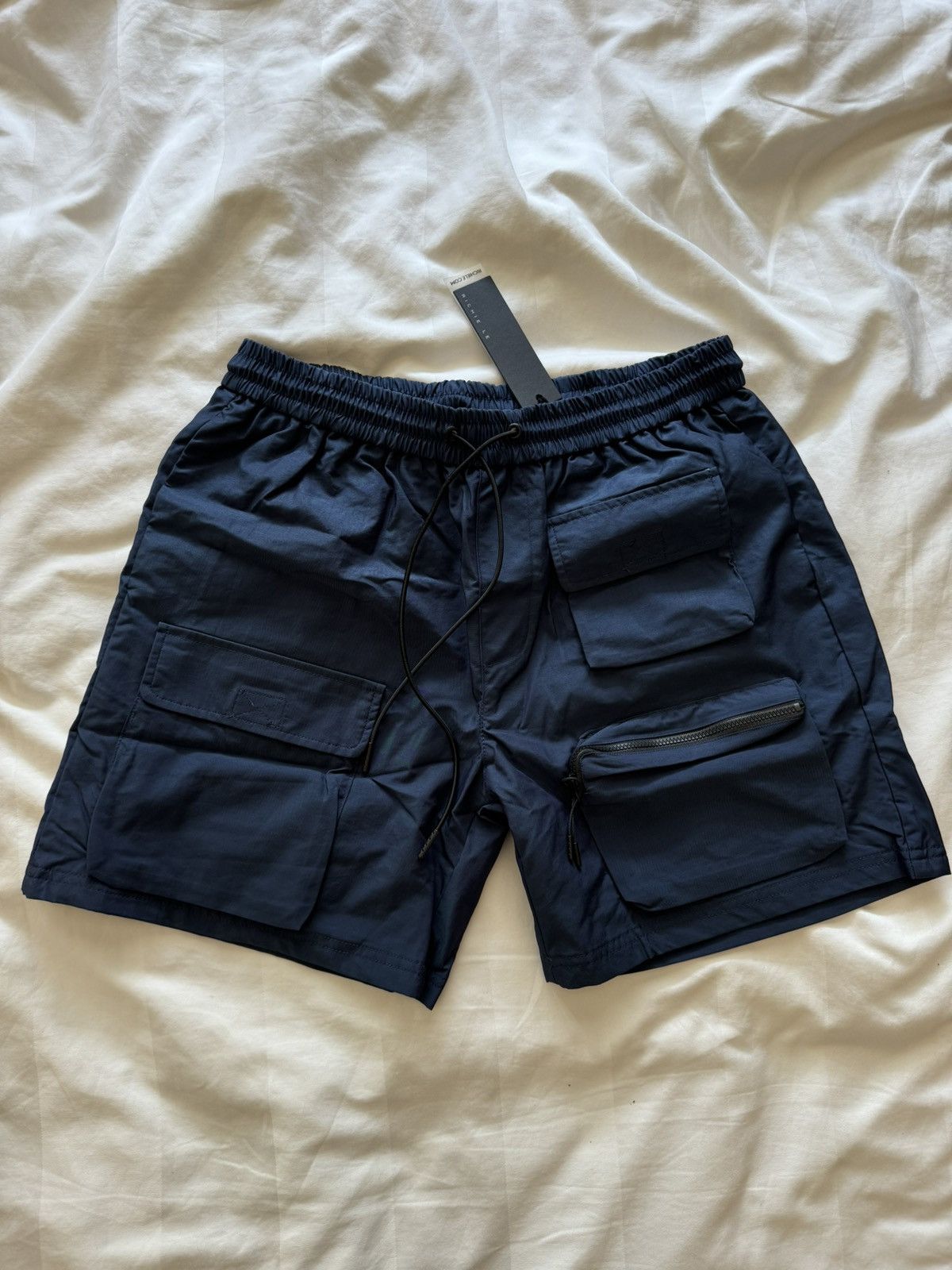 Richie Le Collection Iridescent Utility Shorts - BLUE Size US 30 / EU 46 - 1 Thumbnail