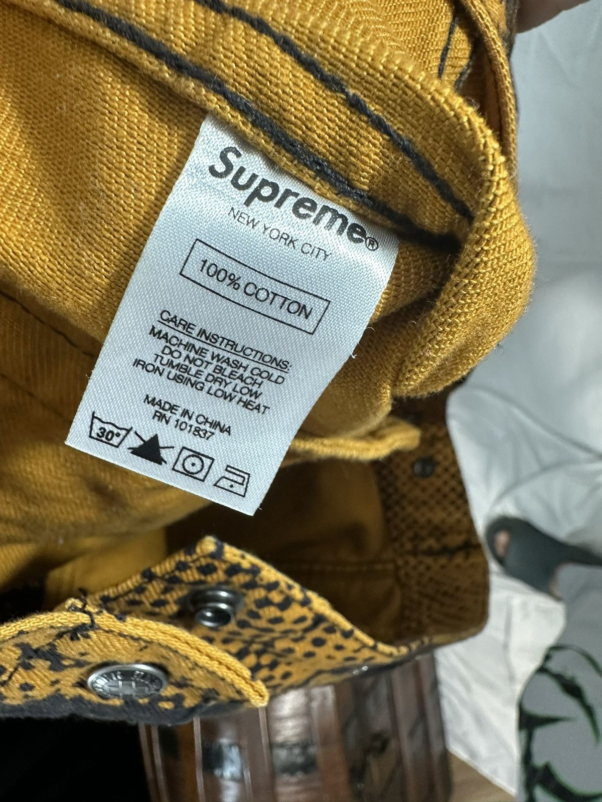 Jean Paul Gaultier × Supreme Supreme x Jean Paul Gaultier Denim Rasicm Size US S / EU 44-46 / 1 - 12 Thumbnail