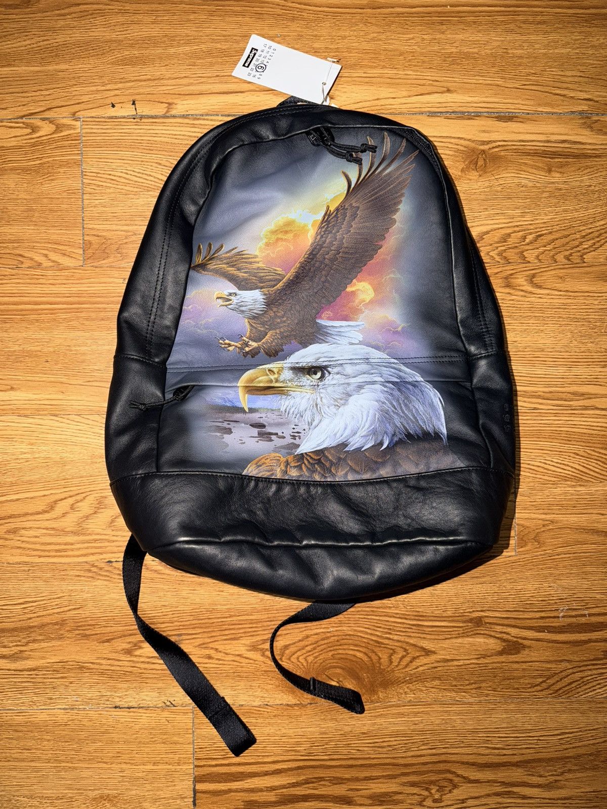 Maison Margiela × Supreme Supreme MM6 Maison Margiela Eagle Leather Backpack Size ONE SIZE - 1 Thumbnail