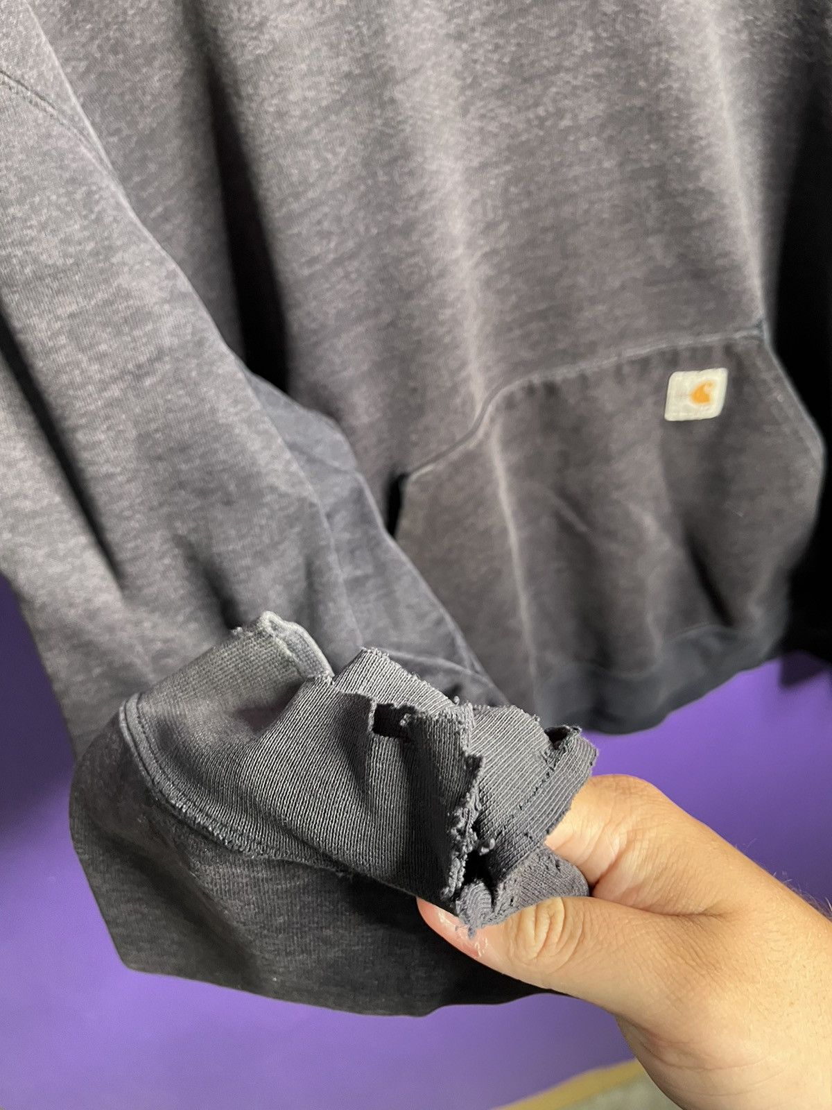 Carhartt × Vintage Vintage 00s Carhartt lufkin for resistant hoodie Size US XXL / EU 58 / 5 - 3 Thumbnail