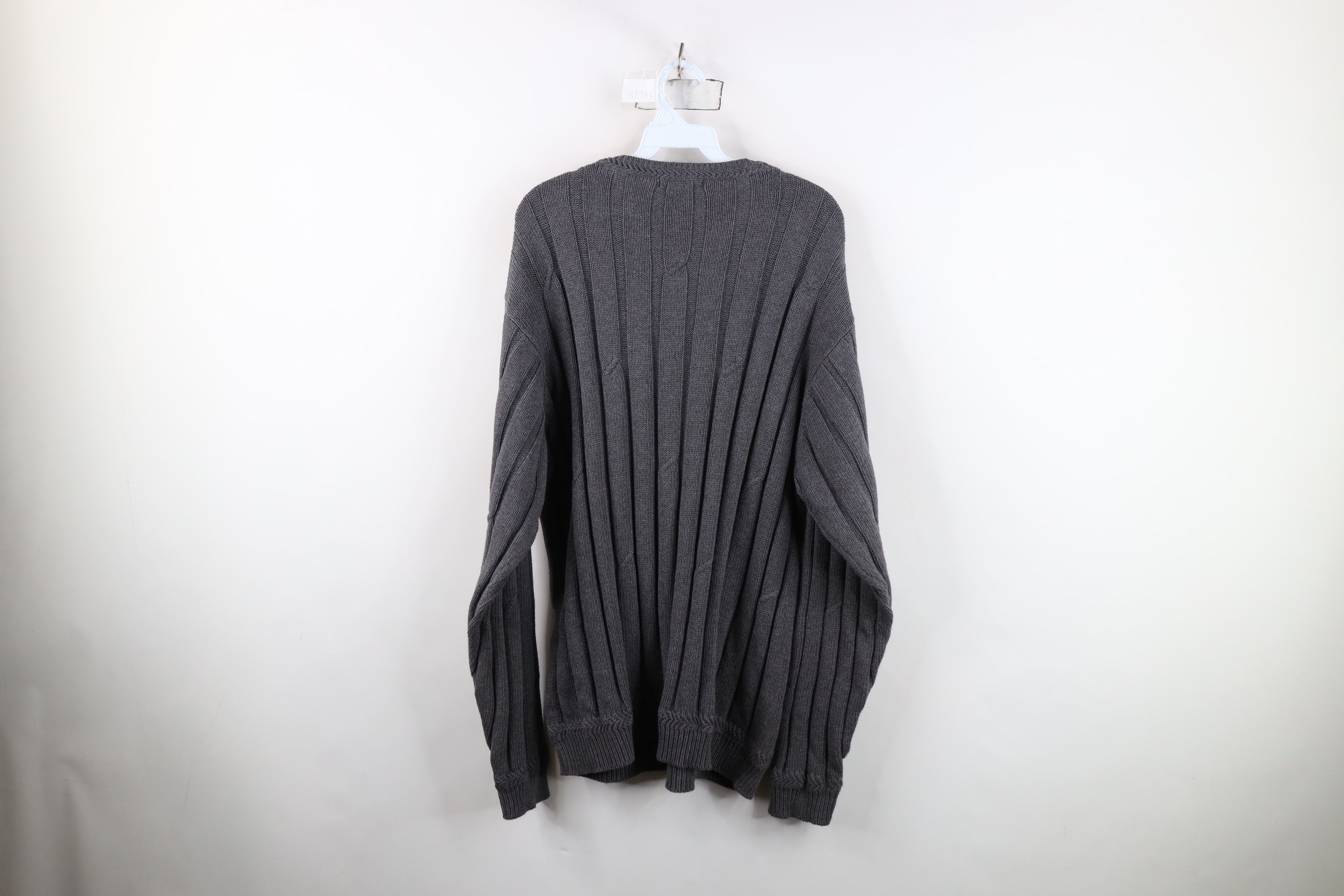 Nautica Vintage Nautica Heavyweight Ribbed Knit Crewneck Sweater Size US XL / EU 56 / 4 - 8 Thumbnail