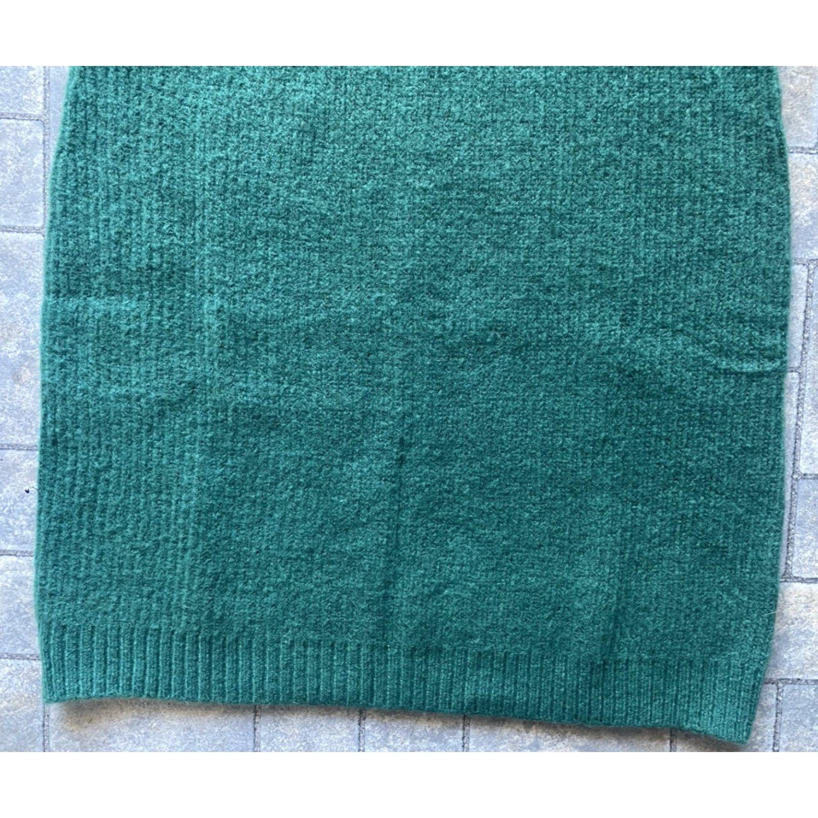 Talbots VINTAGE? Wait it's NWT New Talbots Ribbed Turtleneck Sweater Dress Green Women’s Large Size L / US 10 / IT 46 - 3 Thumbnail