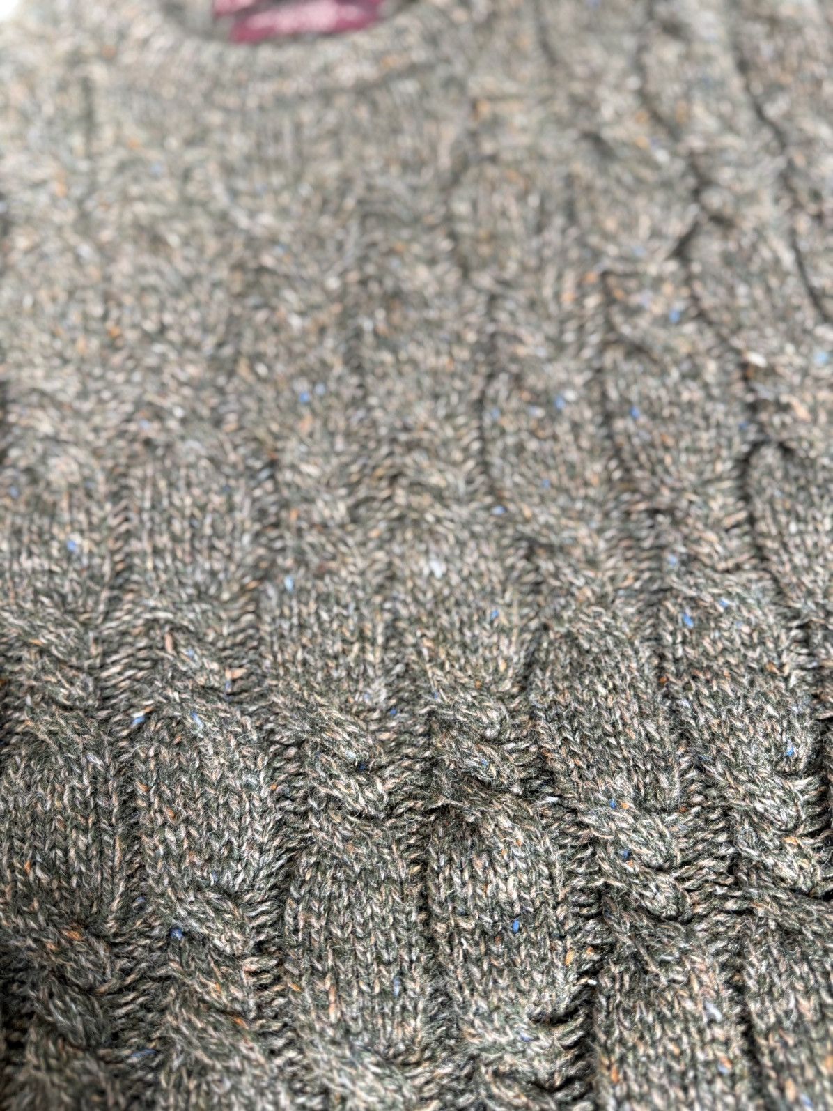 Chaps Ralph Lauren Vintage 80s Chaps Ralph Lauren Cable Knit Wool Sweater Size XL / US 12-14 / IT 48-50 - 6 Thumbnail