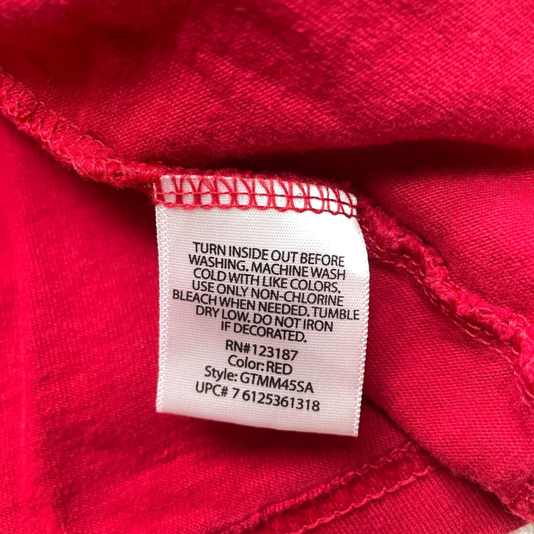 Faded Glory Faded Glory Shirt Mens 2XL Red Short Sleeve USA American Flag Graphic Cotton T-Shirt Mens Size US XXL / EU 58 / 5 - 7 Thumbnail