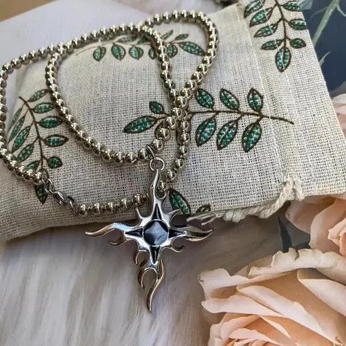 Jewelry Megumi x Ayako Star Sun Flare Stainless Steel Necklace Size ONE SIZE - 8 Thumbnail