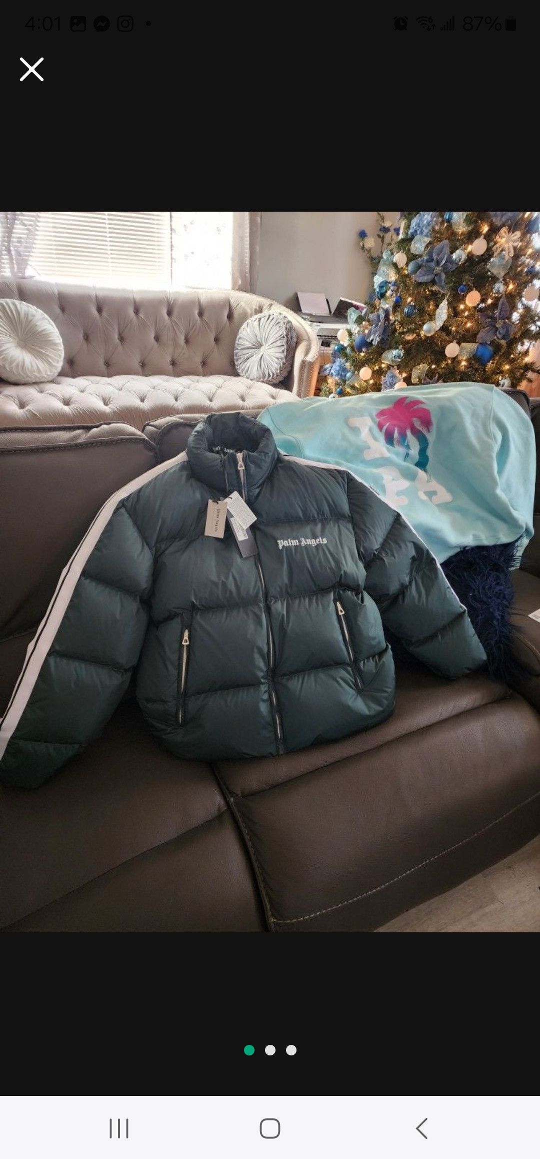 Palm Angels Track jacket puffer Size US XL / EU 56 / 4 - 6 Thumbnail