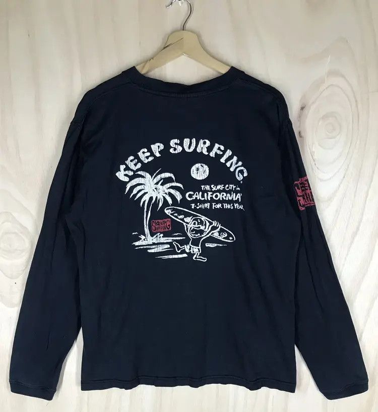 Vintage Vintage Keep Surfing Tshirts Size US L / EU 52-54 / 3 - 2 Thumbnail