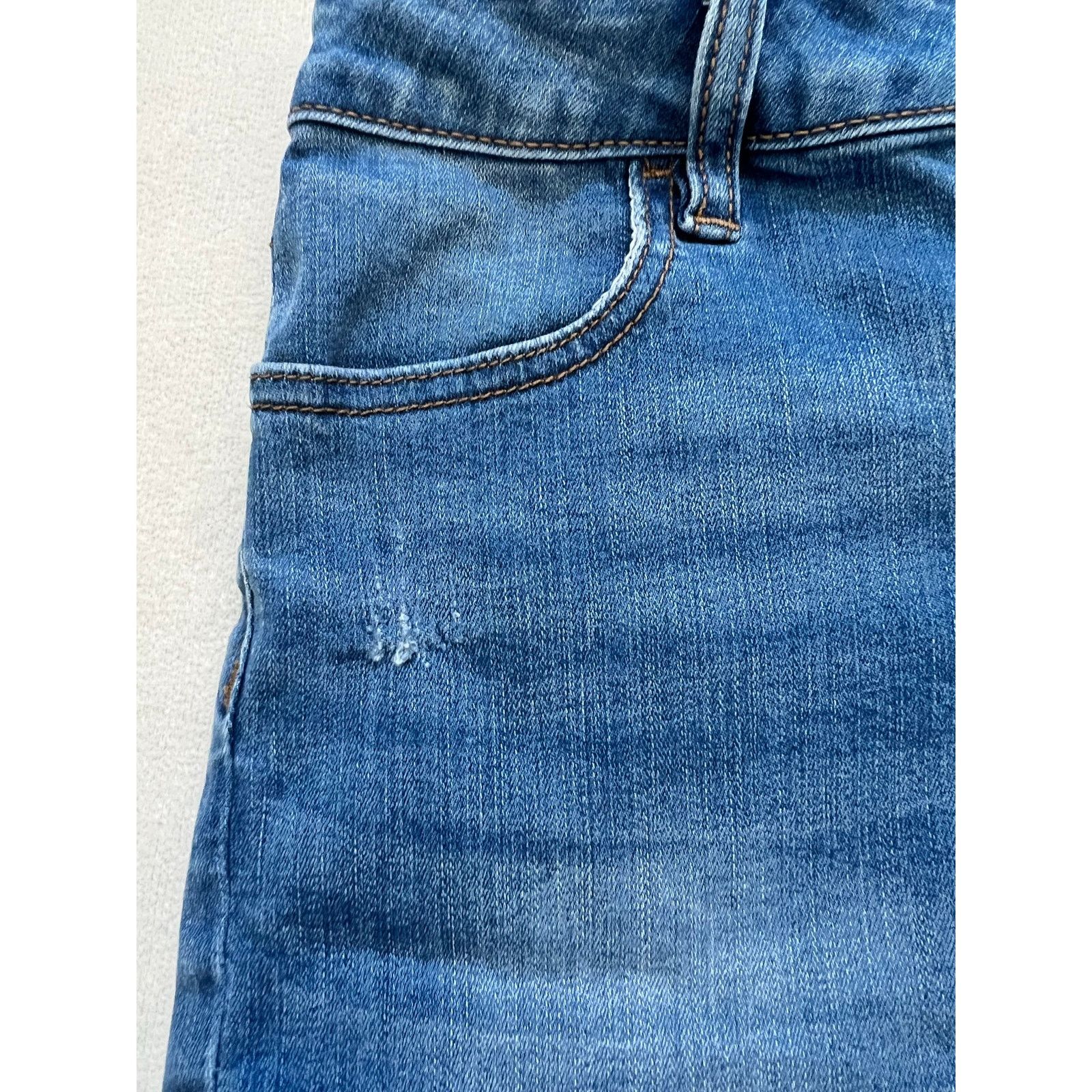 Pacsun Pacsun Super Stretch Shortie Mid-Rise Denim Shorts Size 28 Size 28" / US 6 / IT 42 - 2 Thumbnail