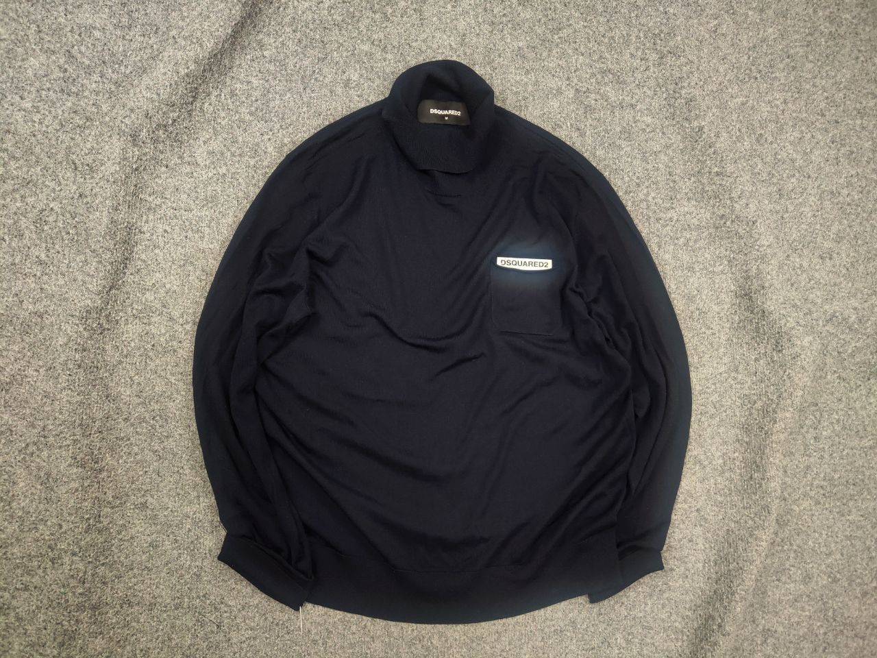 Dsquared2 Dsquared2 Design wool Sweater high turtleneck collar Logo Size US M / EU 48-50 / 2 - 1 Thumbnail