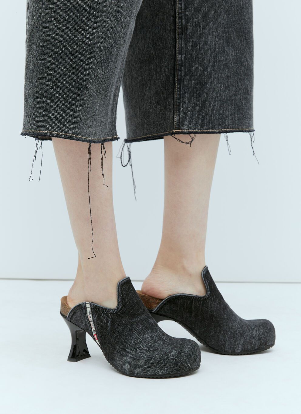 image of Diesel D-Woodstock Ml W Mule Shoess Shoes in Black, Women's (Size 11)