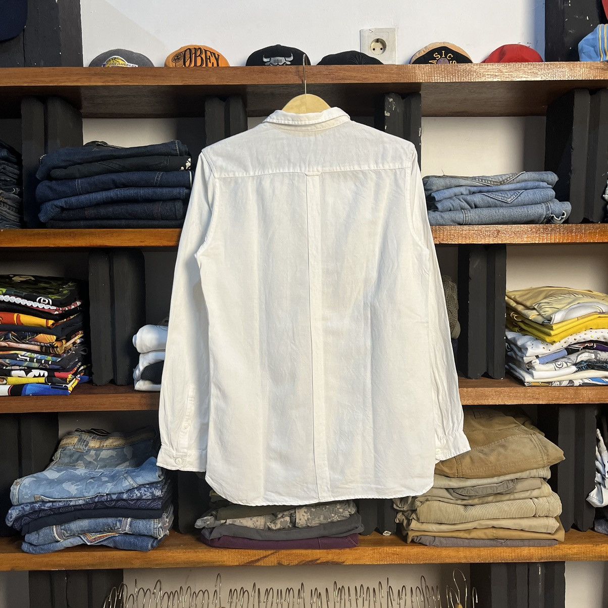 Fred Perry FRED PERRY WHITE ON WHITE BUTTON-UP SHIRT Size US L / EU 52-54 / 3 - 6 Thumbnail