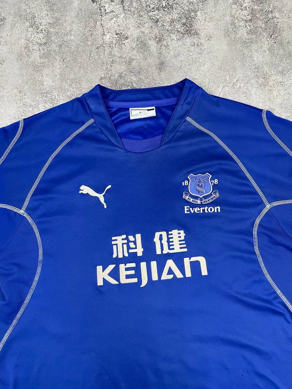 Puma Puma Everton Men Football Shirt Jersey Blue 2002/03Vintage Size US XL / EU 56 / 4 - 2 Thumbnail
